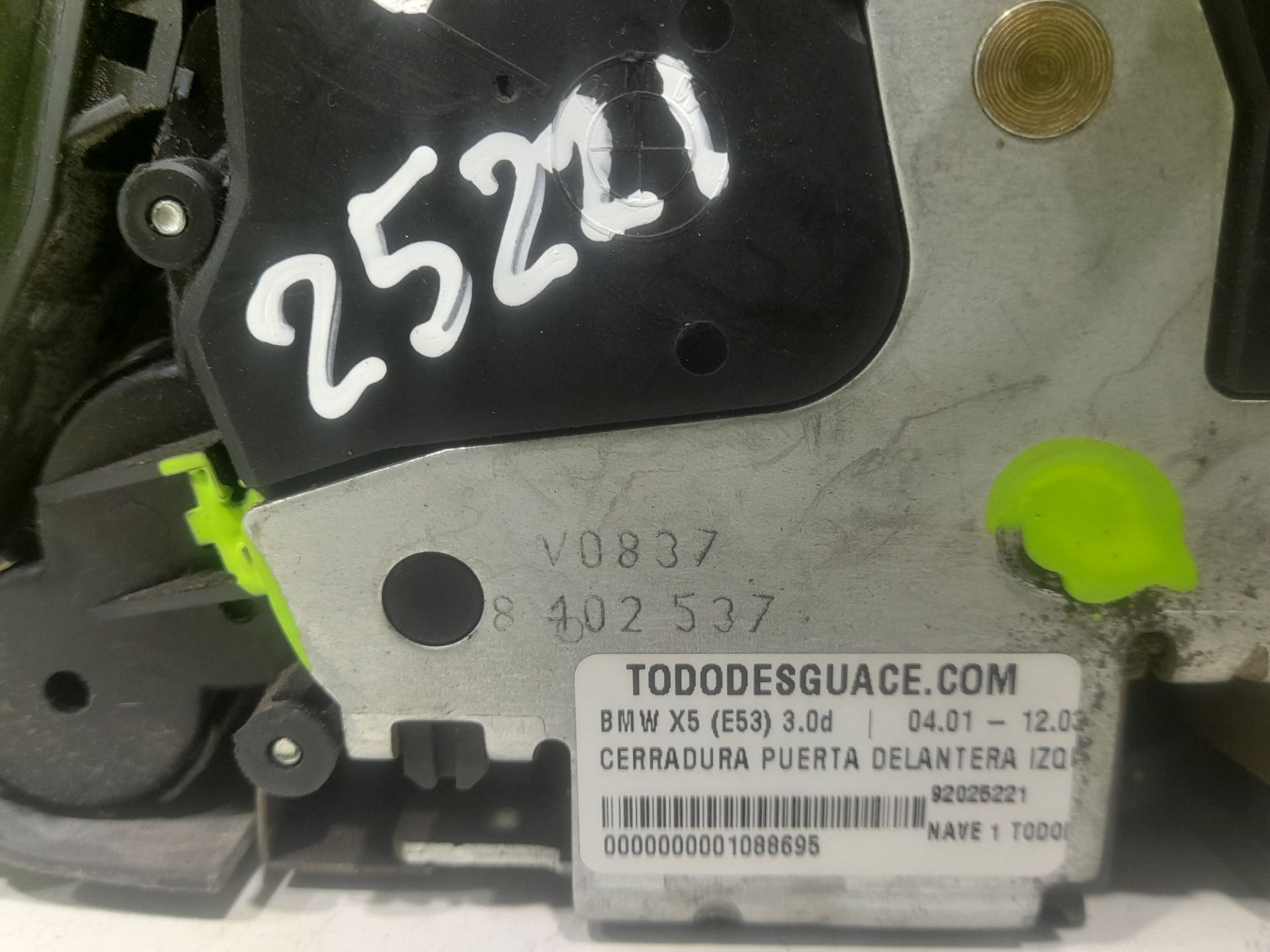 CERRADURA PUERTA DELANTERA IZQUIERDA BMW X5 (E53) 3.0d
