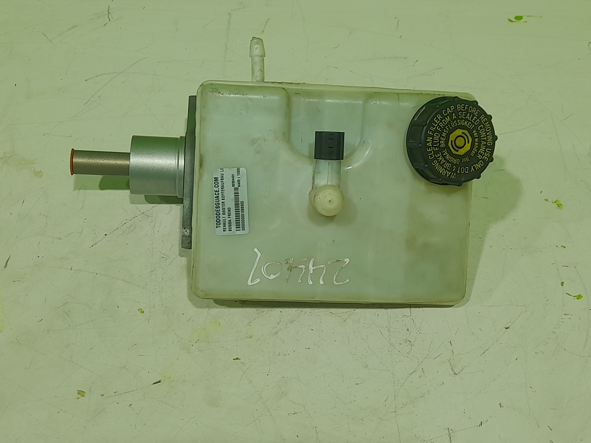 BOMBA FRENO RENAULT MASTER KOFFERAUFBAU L3H1 3,5t