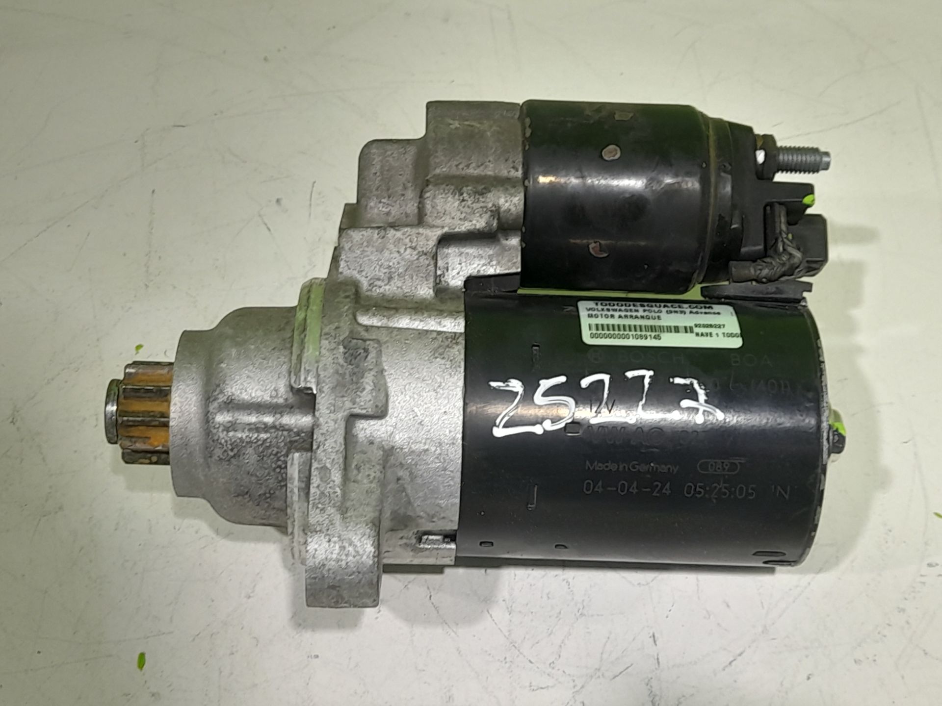 MOTOR ARRANQUE VOLKSWAGEN POLO (9N3) Advance