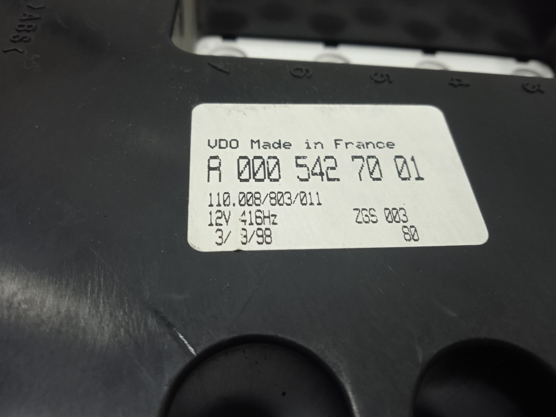 CUADRO INSTRUMENTOS MERCEDES-BENZ VARIO (TW2)SERIE/BM 667/668/670 *