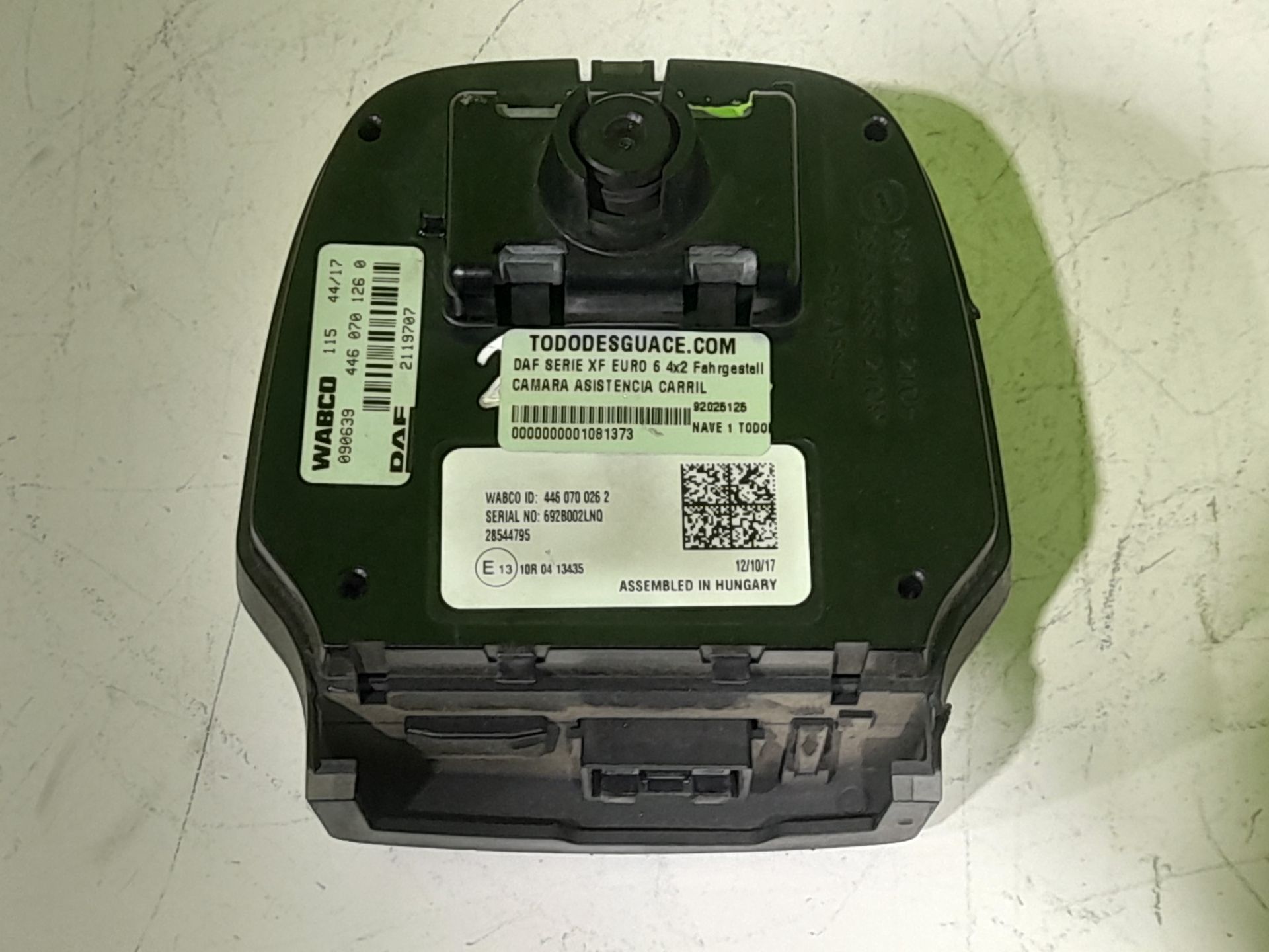 CAMARA ASISTENCIA CARRIL DAF SERIE XF EURO 6 4x2 Fahrgestell Comfort Cab