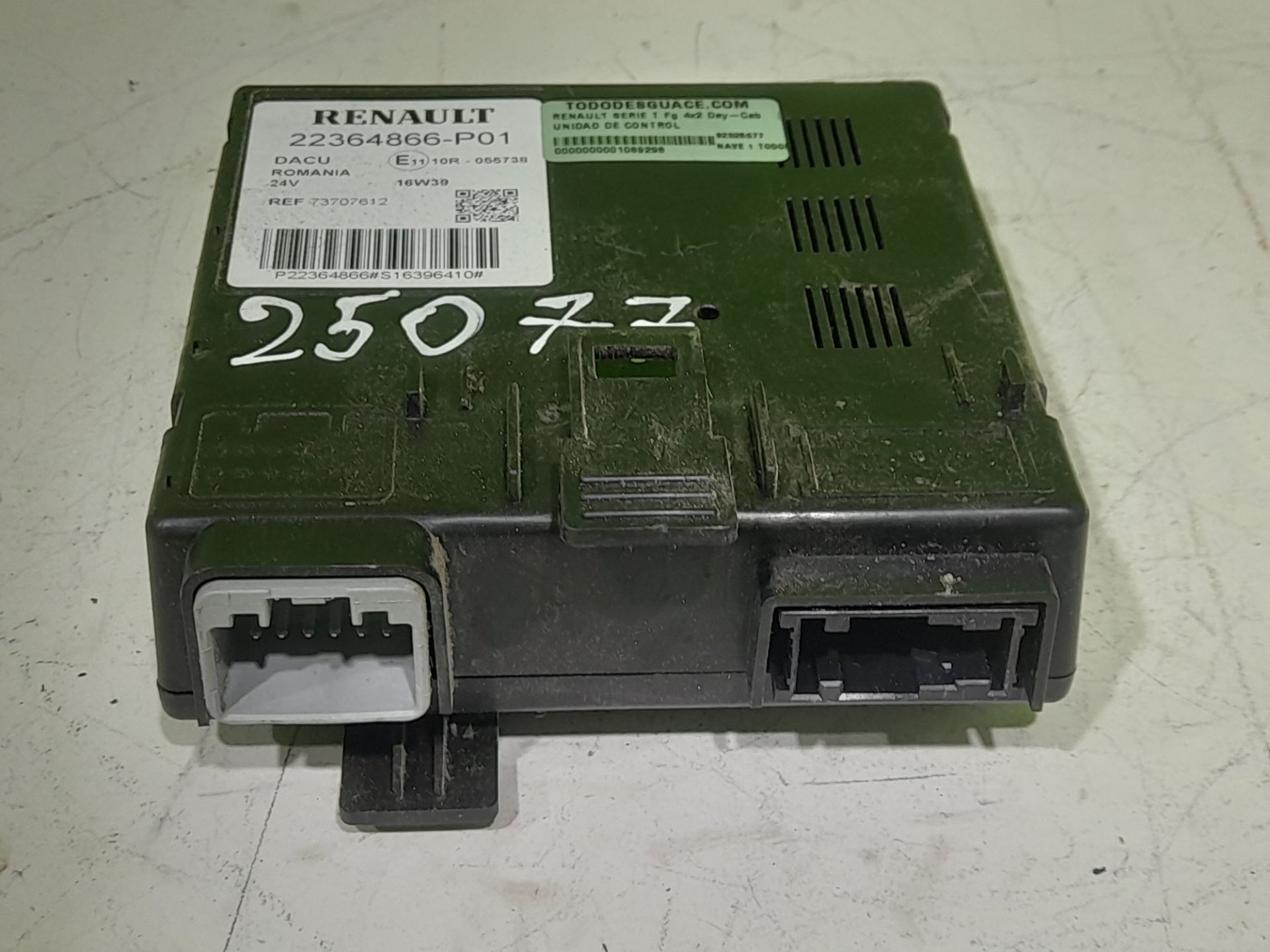 UNIDAD DE CONTROL RENAULT SERIE T Fg 4x2 Day-Cab