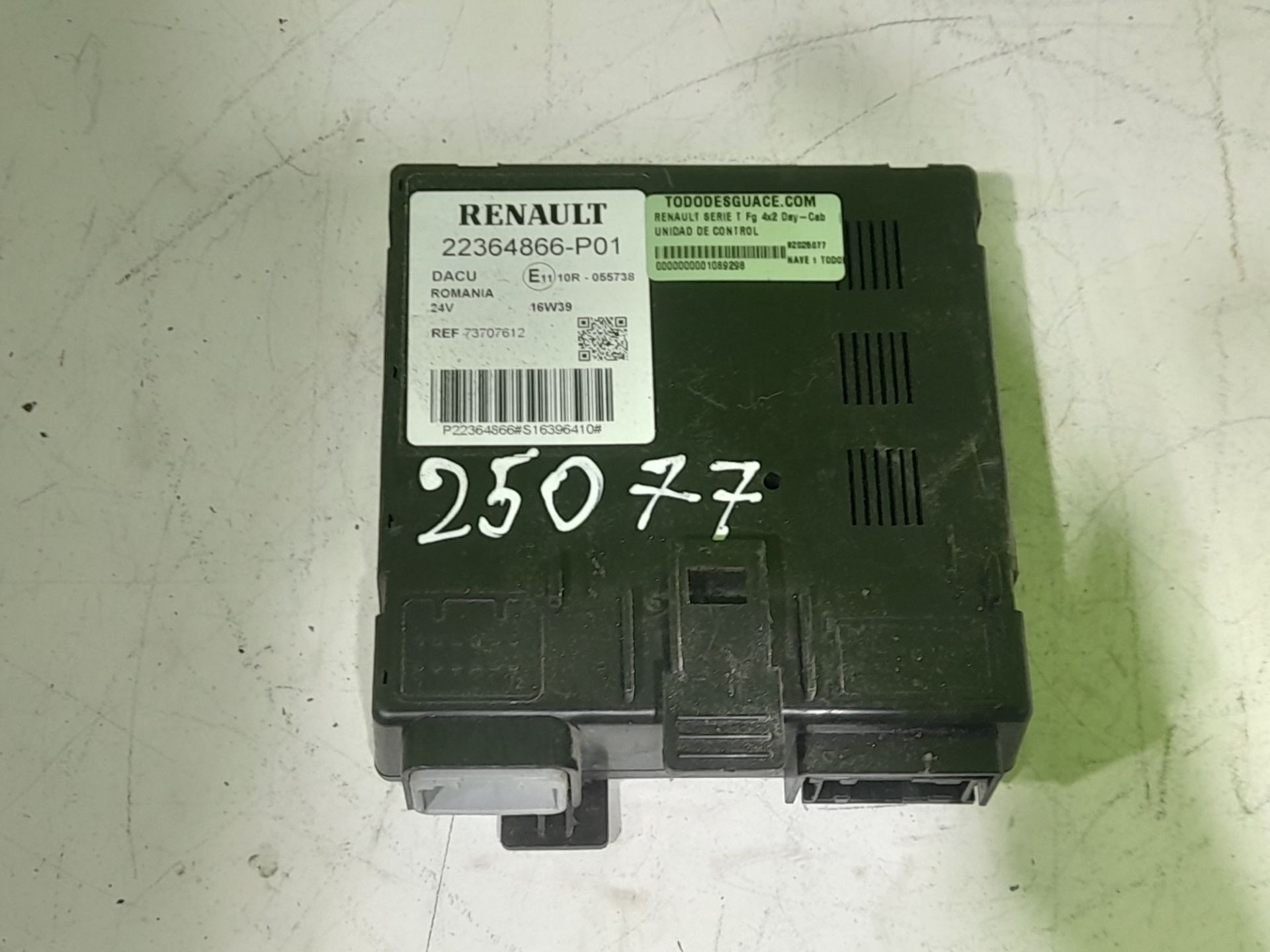 UNIDAD DE CONTROL RENAULT SERIE T Fg 4x2 Day-Cab