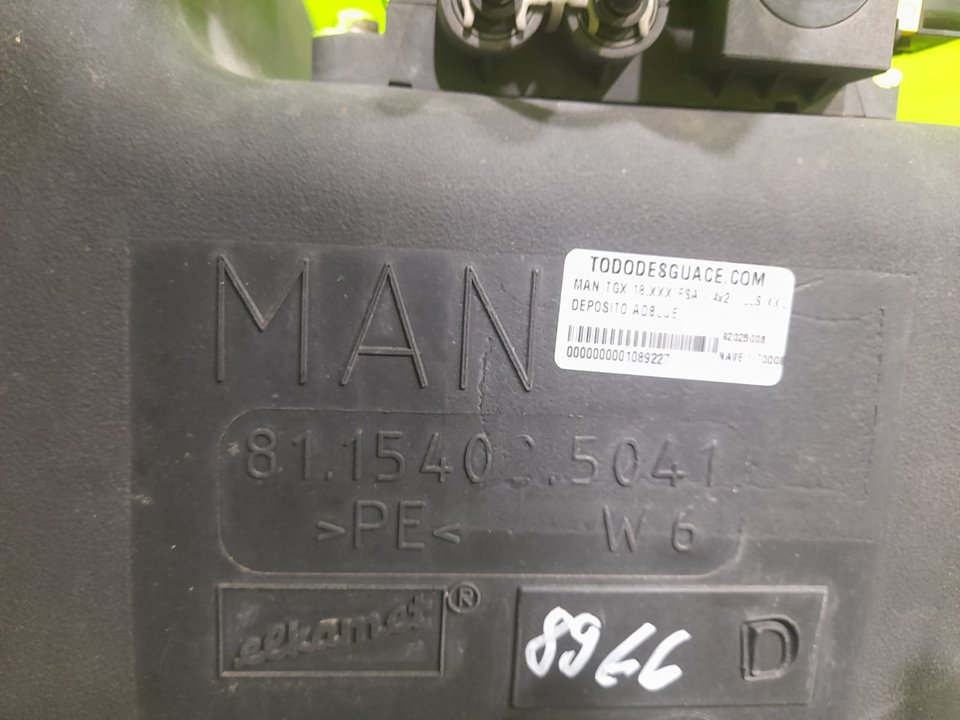 DEPOSITO ADBLUE MAN TGX 18.XXX FSA / 4x2   LLS XXL