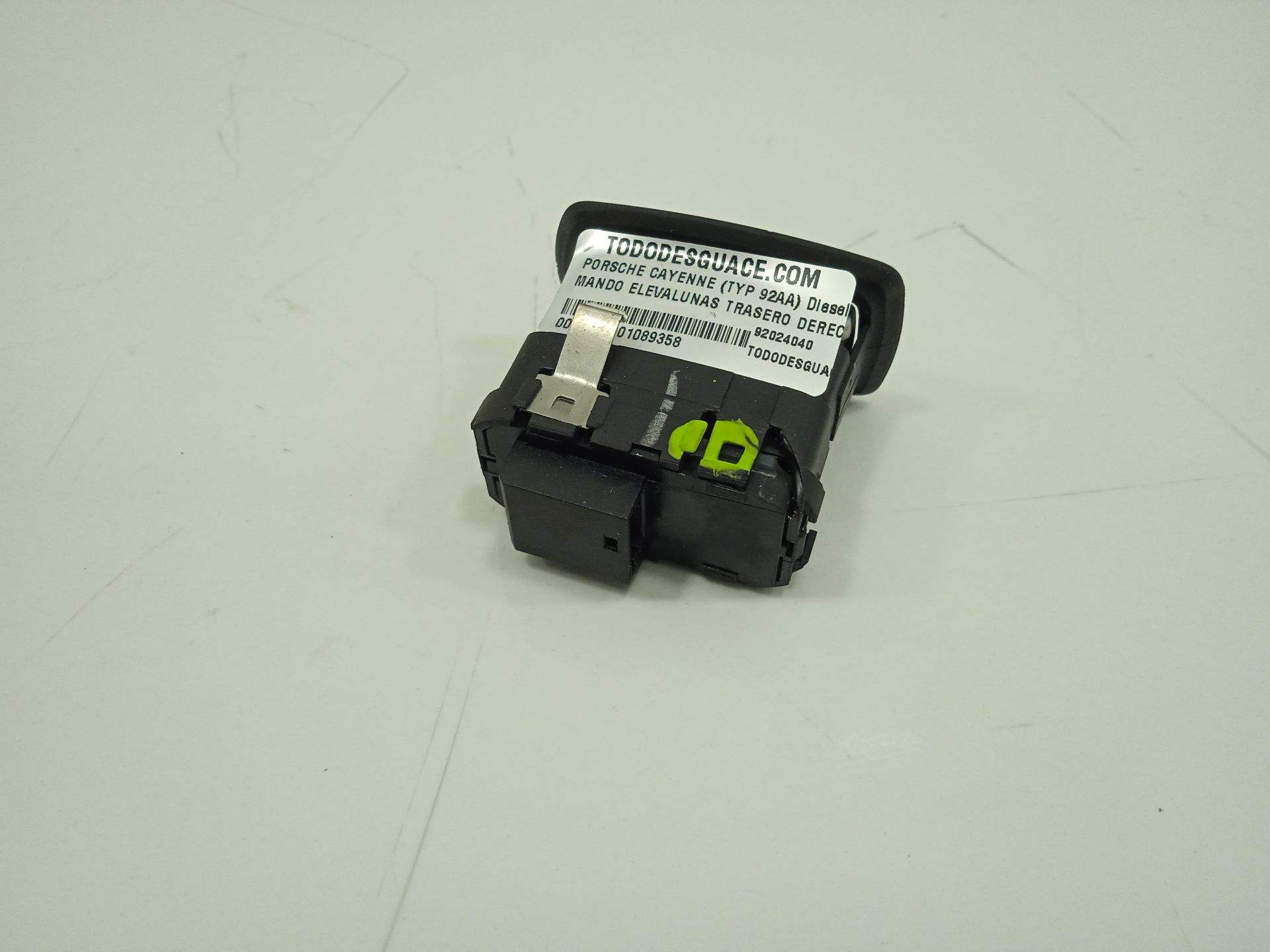 MANDO ELEVALUNAS TRASERO DERECHO PORSCHE CAYENNE (TYP 92AA) Diesel