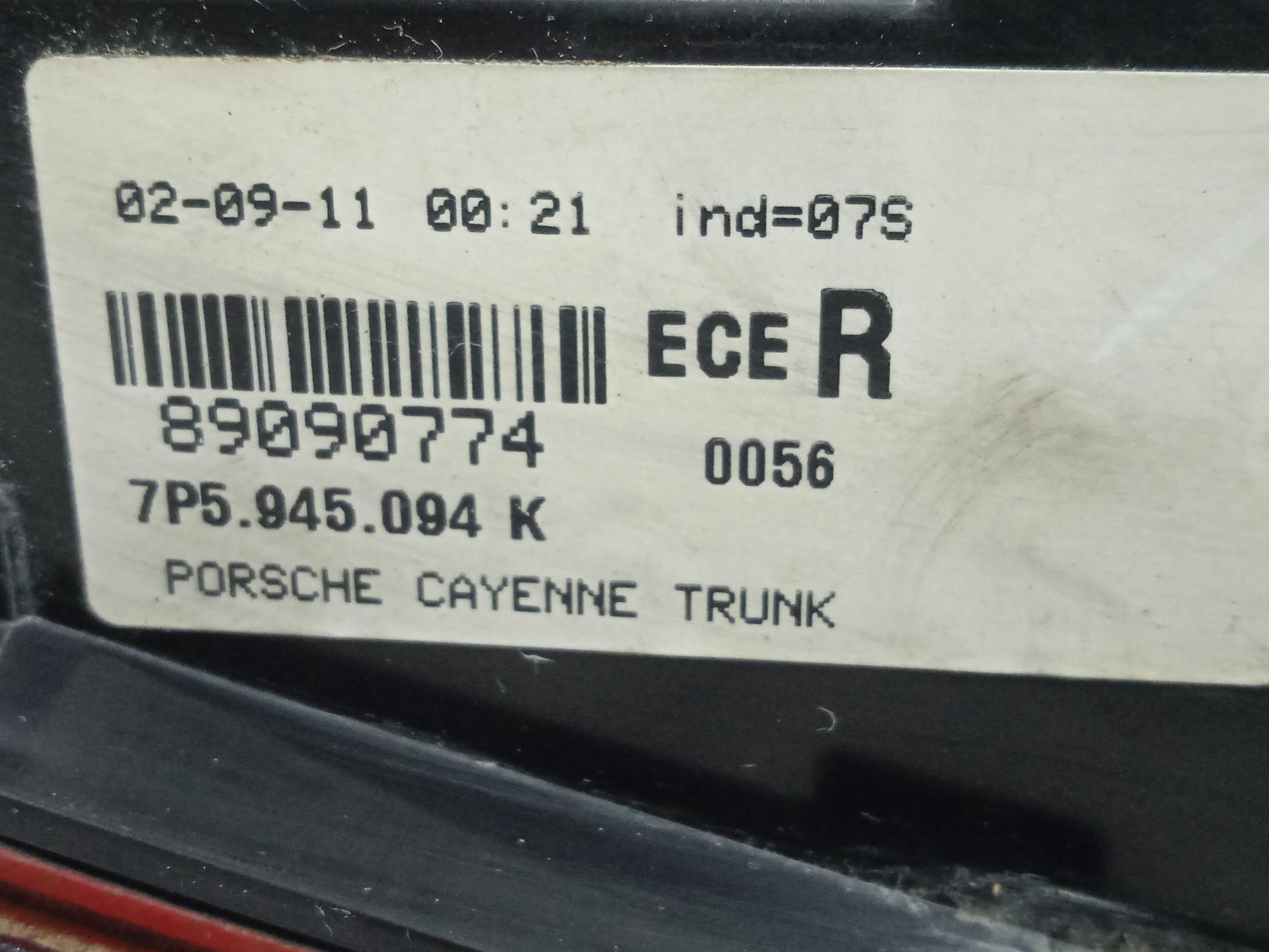 PILOTO INTERIOR TRASERO DERECHO PORSCHE CAYENNE (TYP 92AA) Diesel