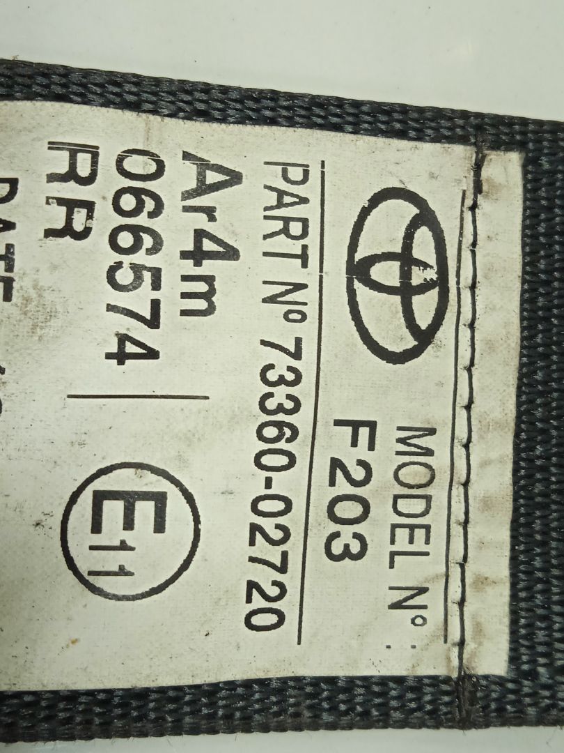 CINTURON SEGURIDAD TRASERO DERECHO TOYOTA AURIS Active
