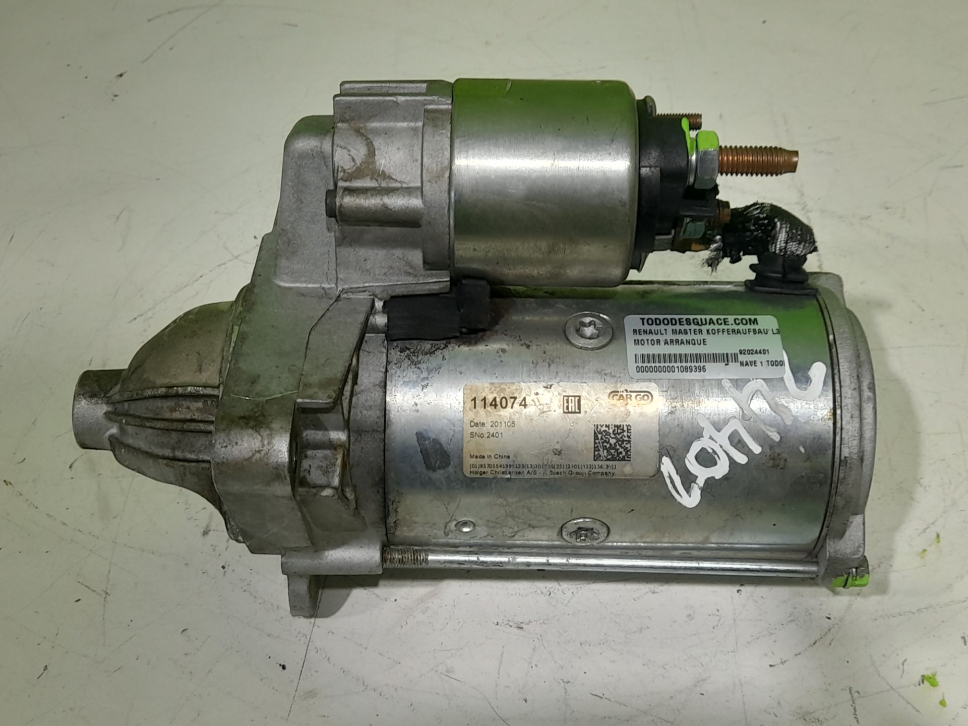 MOTOR ARRANQUE RENAULT MASTER KOFFERAUFBAU L3H1 3,5t