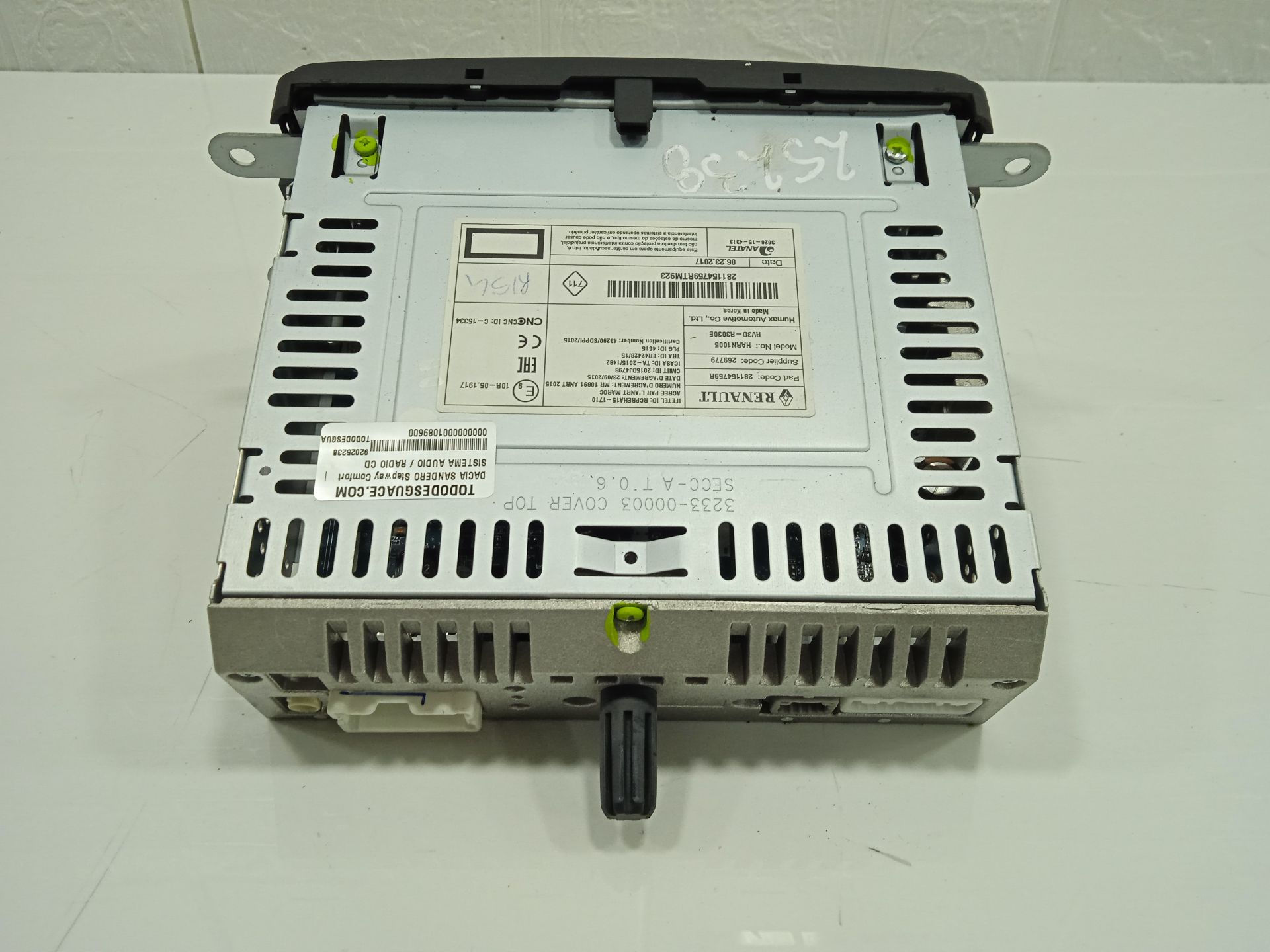 SISTEMA AUDIO / RADIO CD DACIA SANDERO Stepway Comfort
