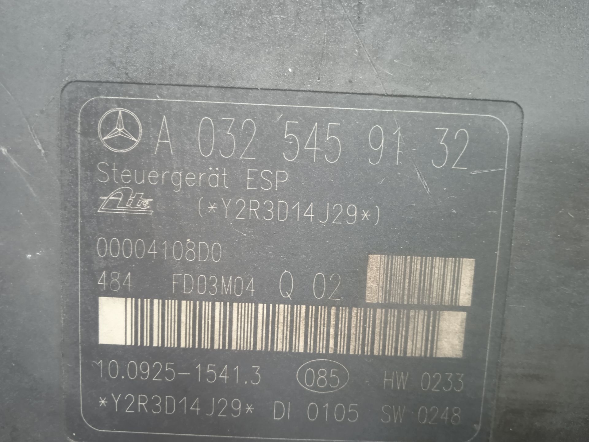 ABS MERCEDES-BENZ CLASE C (W203) BERLINA 240 (203.061)