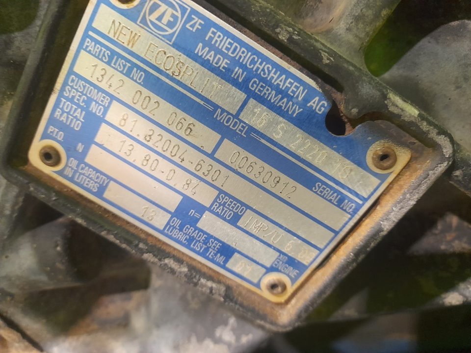CAJA CAMBIOS DAF SERIE 95 XF .XXX XF95 480   |   ...