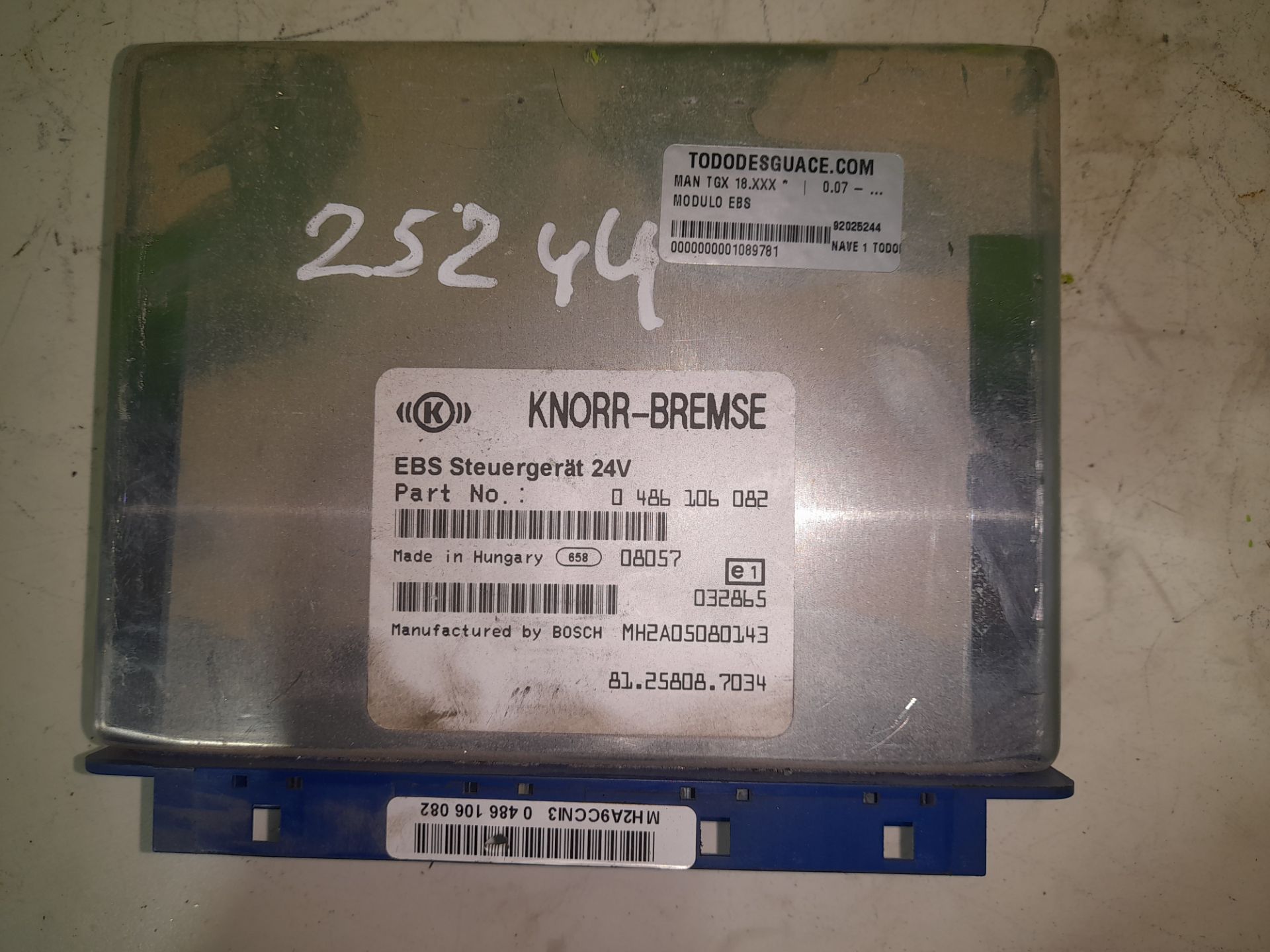 MODULO EBS MAN TGX 18.XXX *