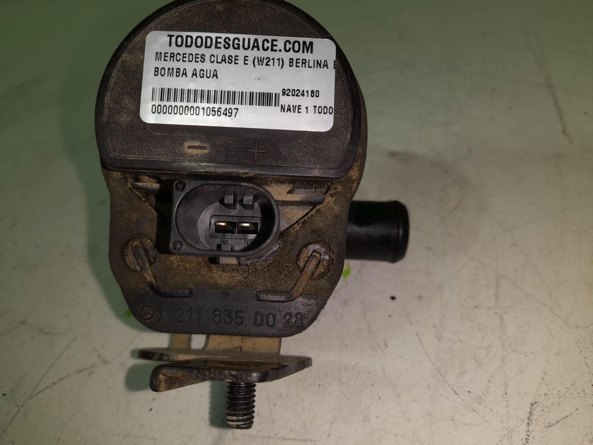 BOMBA AGUA MERCEDES-BENZ CLASE E (W211) BERLINA E 270 CDI (211.016)
