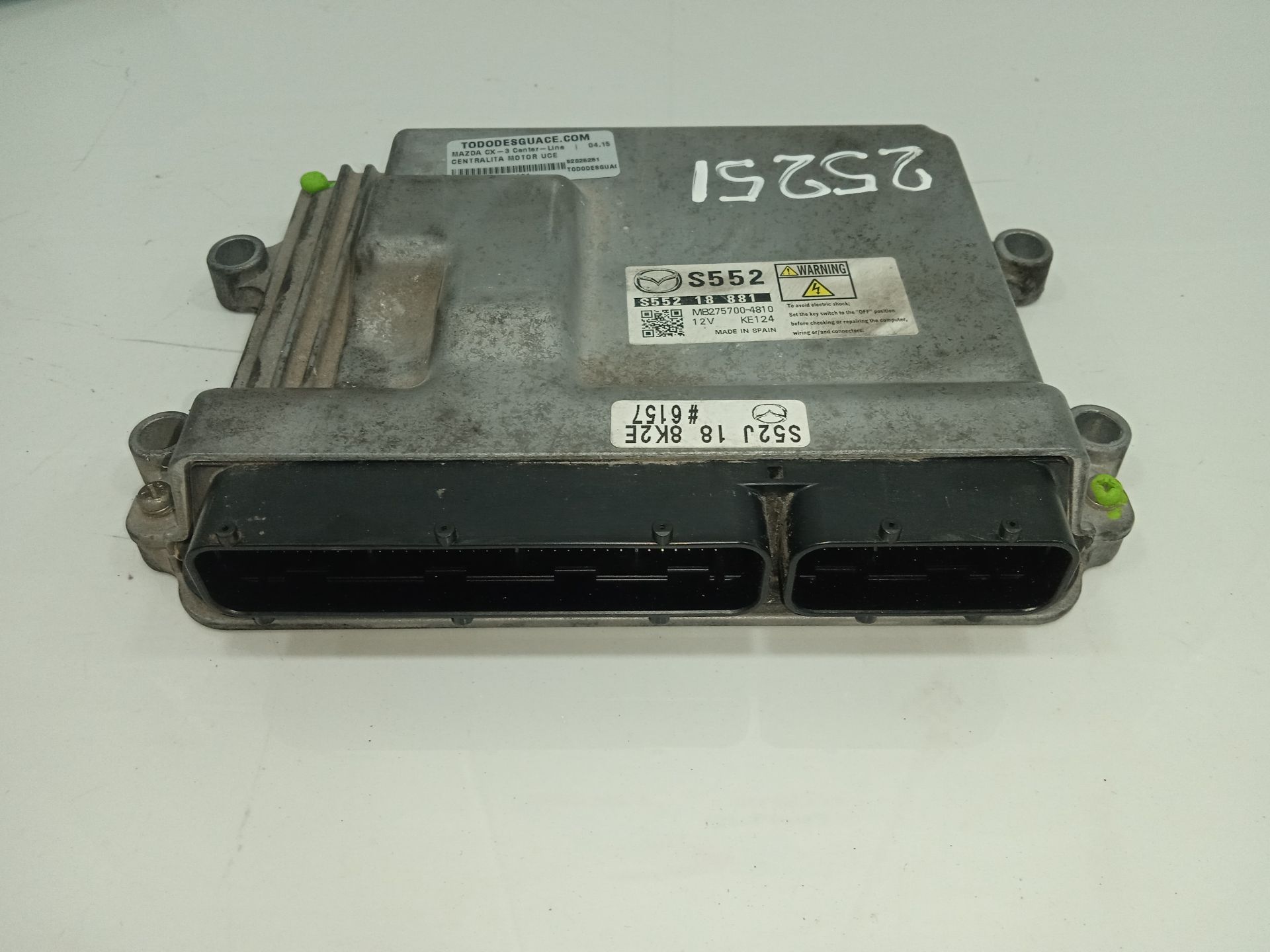 CENTRALITA MOTOR UCE MAZDA CX-3 Center-Line