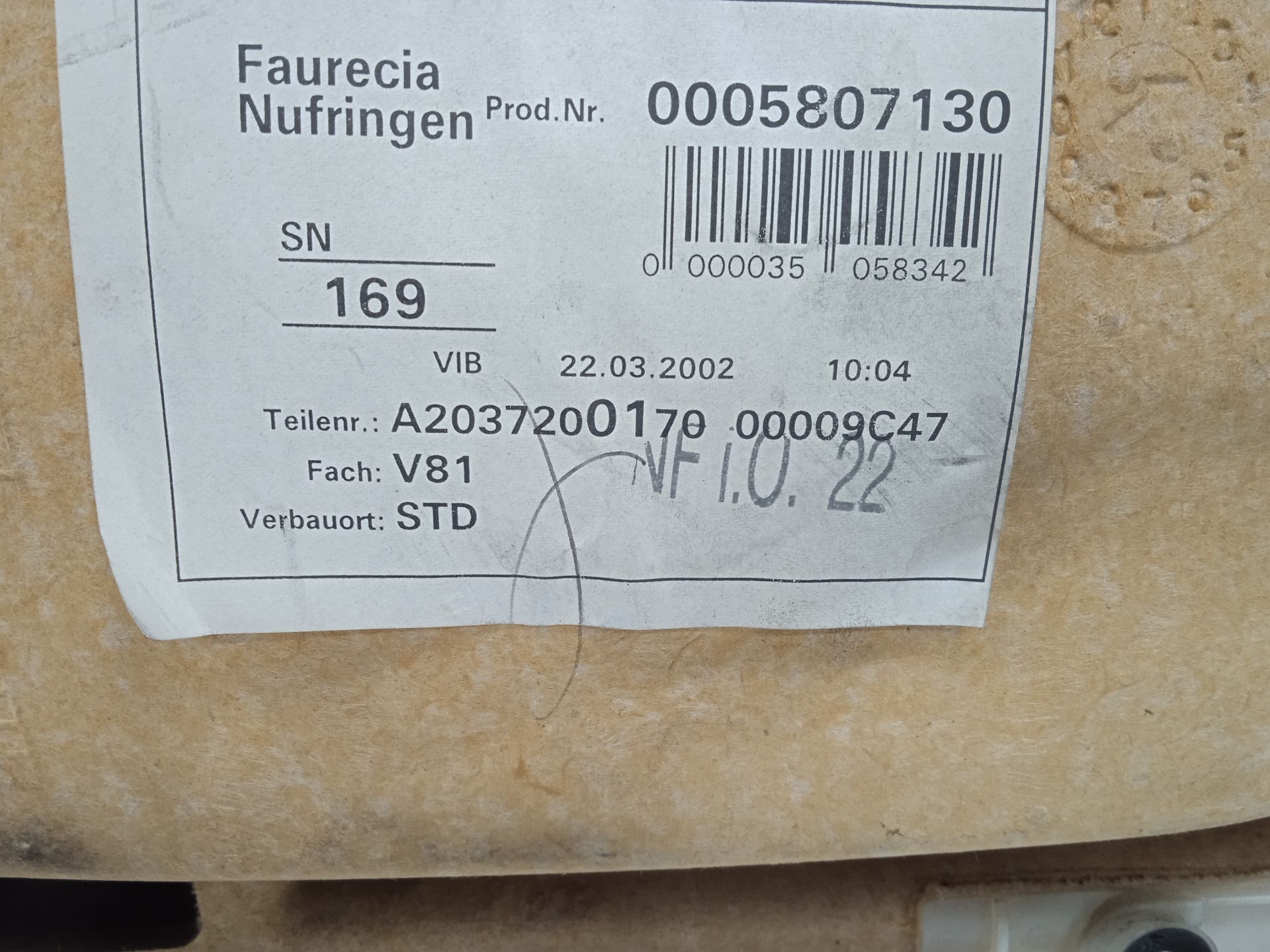 PAÑO PUERTA DELANTERO IZQUIERDO MERCEDES-BENZ CLASE C (W203) FAMILIAR C 180 T (203.235)