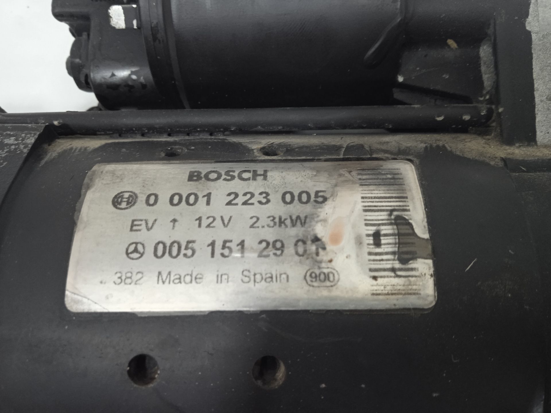 MOTOR ARRANQUE MERCEDES-BENZ CLASE E (W211) BERLINA E 270 CDI (211.016)