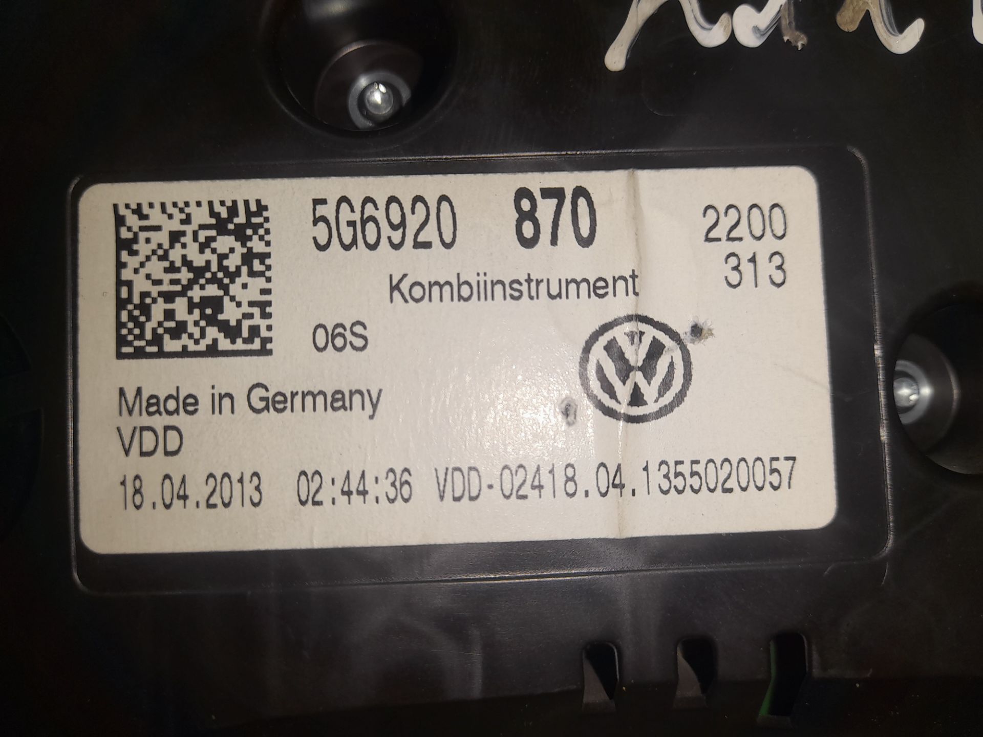 CUADRO INSTRUMENTOS VOLKSWAGEN GOLF VII LIM. GTI BlueMotion