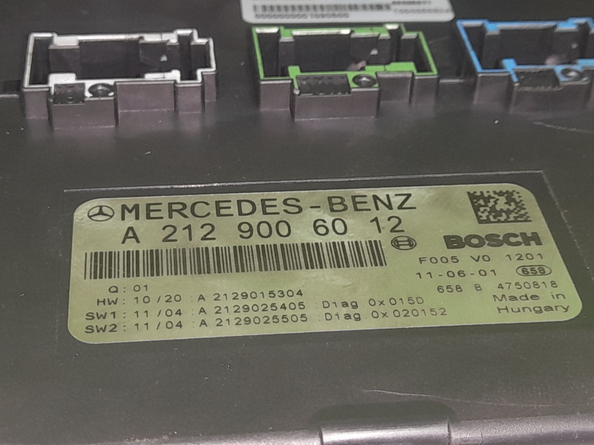 CAJA FUSIBLE SAM MERCEDES-BENZ CLASE E (W212) FAMILIAR 220 CDI BlueEfficiency (212.202)