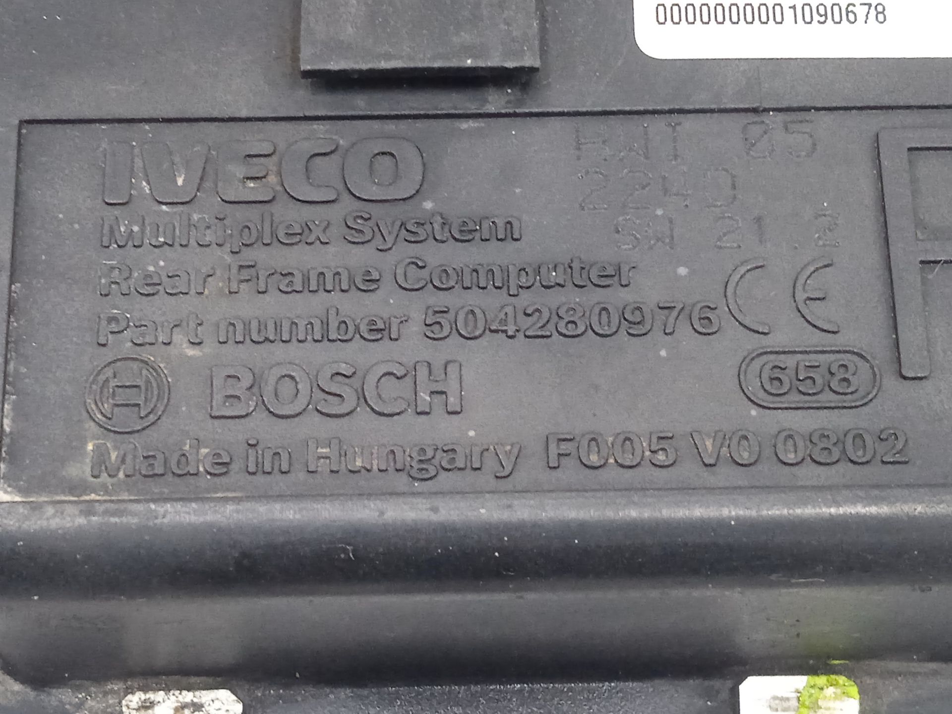 MODULO ELECTRONICO IVECO STRALIS (AD/AT) FG AD T/P                    4x2 Tráfico urbano