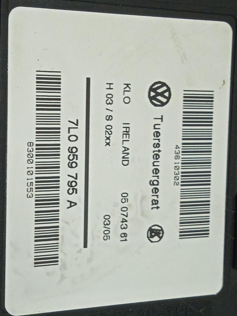 MOTOR ELEVALUNAS DELANTERO IZQUIERDO VOLKSWAGEN TOUAREG (7L6) V6 TDI
