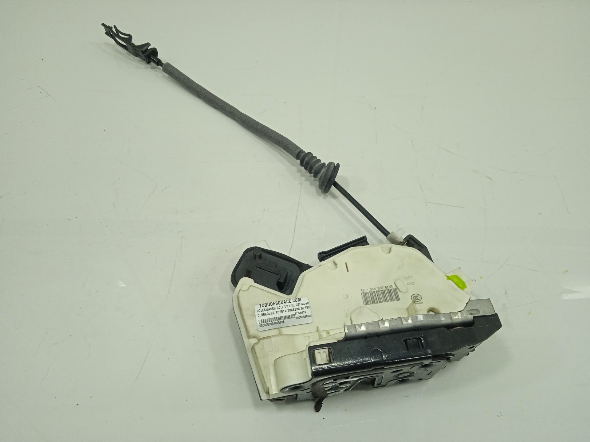 CERRADURA PUERTA TRASERA DERECHA VOLKSWAGEN GOLF VII LIM. GTI BlueMotion