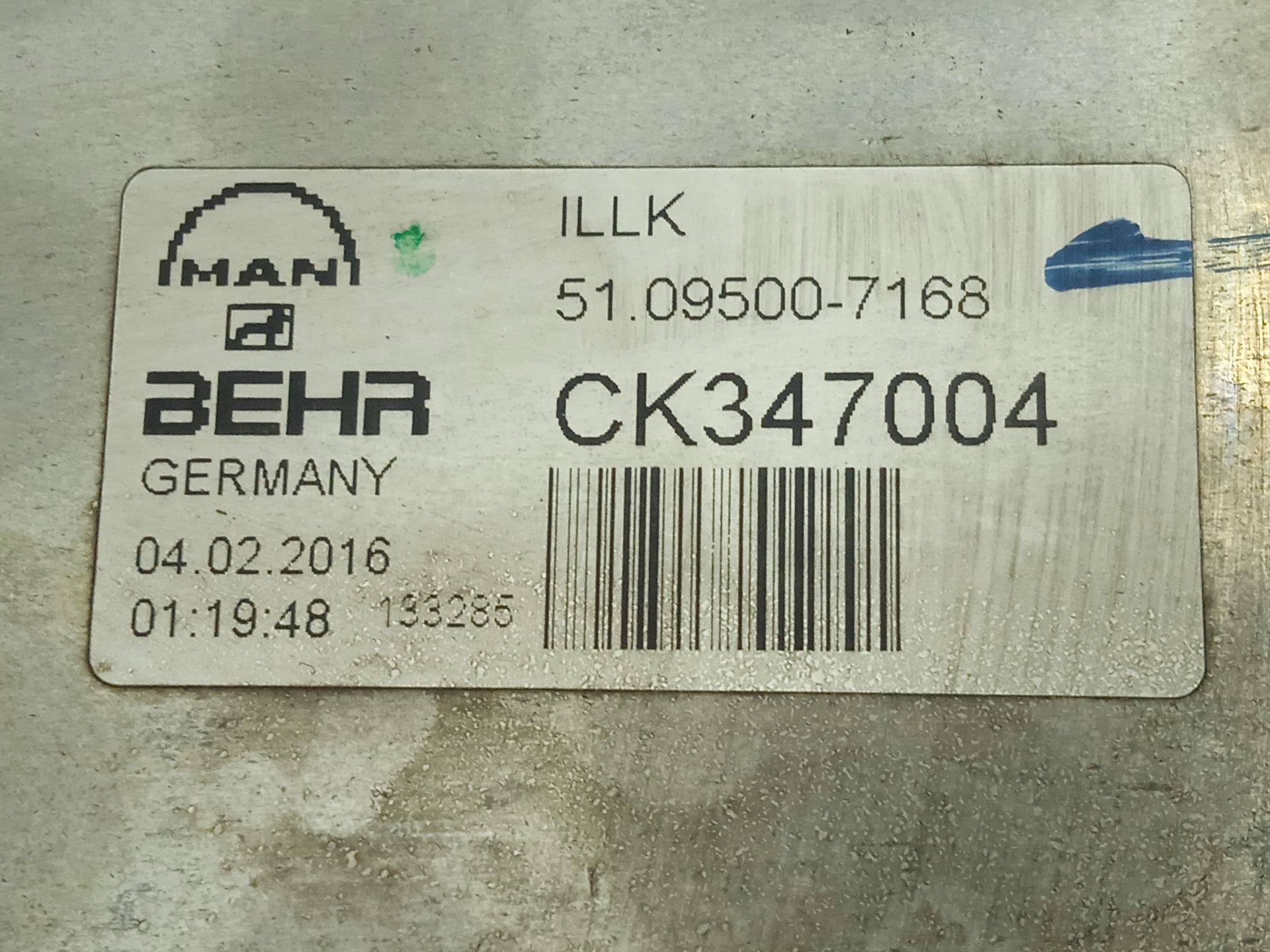ENFRIADOR MAN TGS 18.XXX FSA / 4x2   LLS M (Largura mediana)