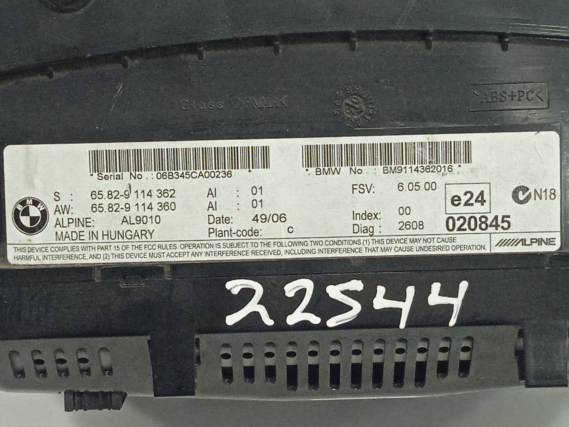 CUADRO INSTRUMENTOS BMW SERIE 3 TOURING (E91) 2.0 16V Diesel