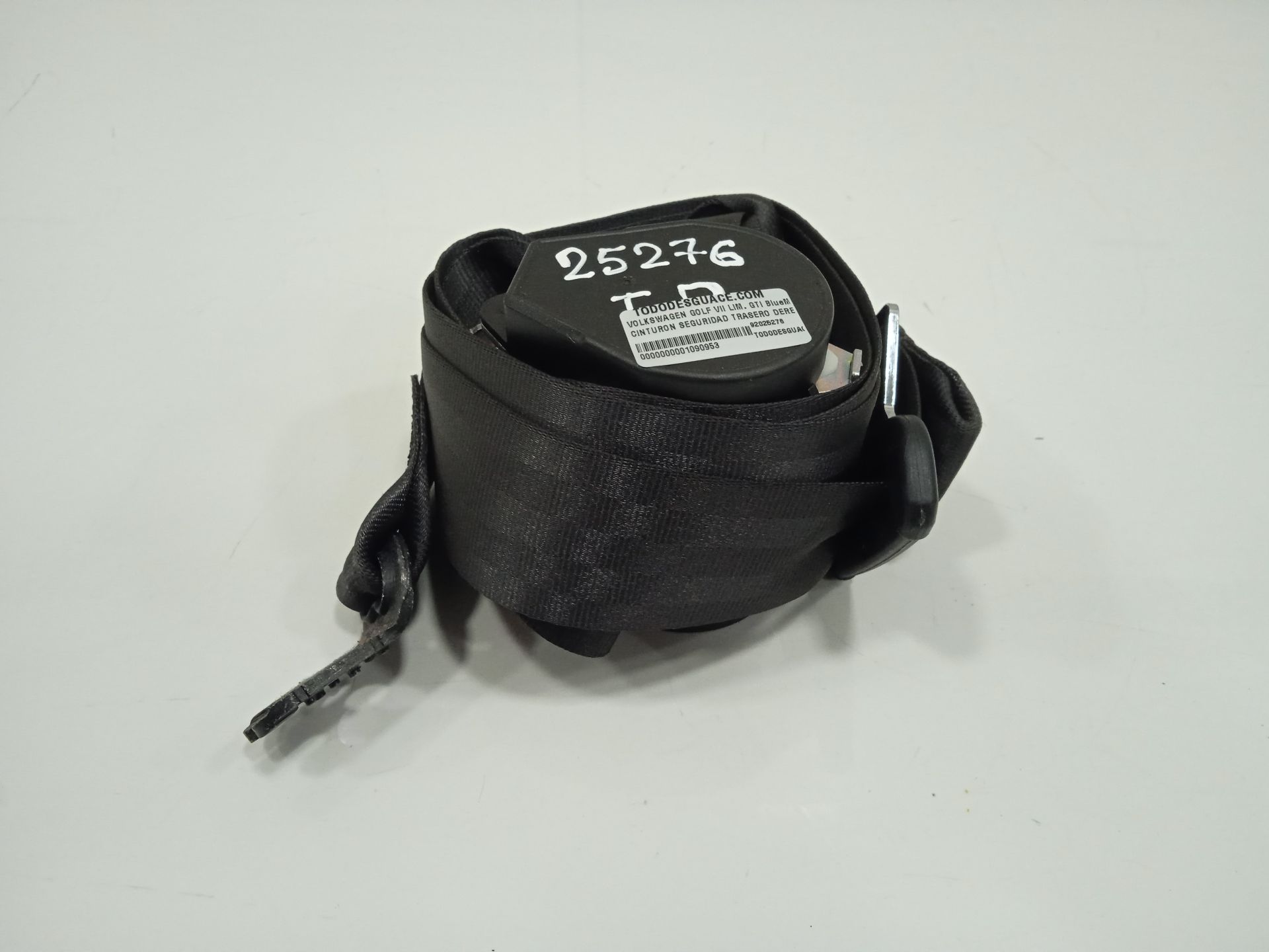 CINTURON SEGURIDAD TRASERO DERECHO VOLKSWAGEN GOLF VII LIM. GTI BlueMotion