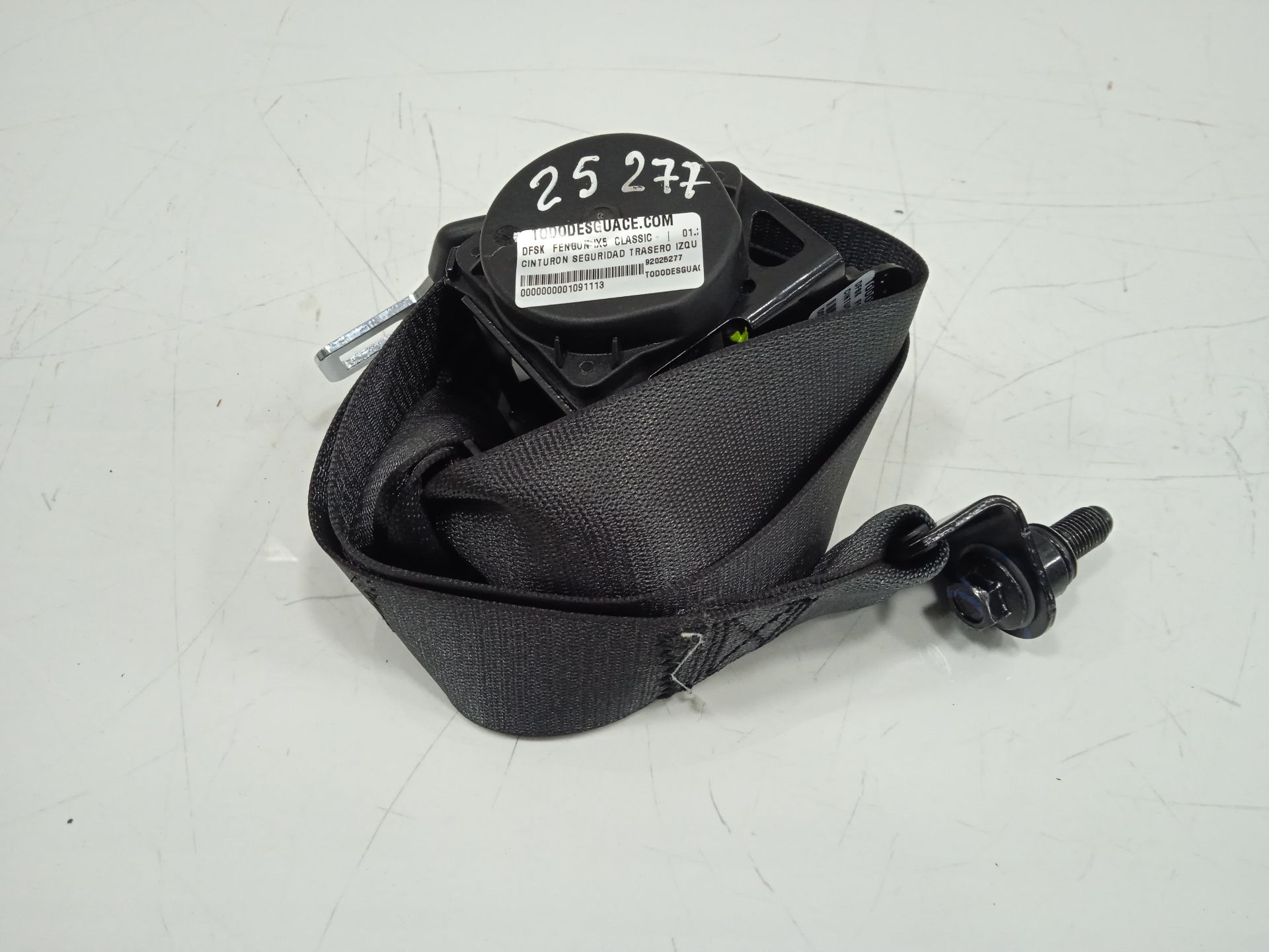 CINTURON SEGURIDAD TRASERO DERECHO DFSK FENGON IX5 CLASSIC