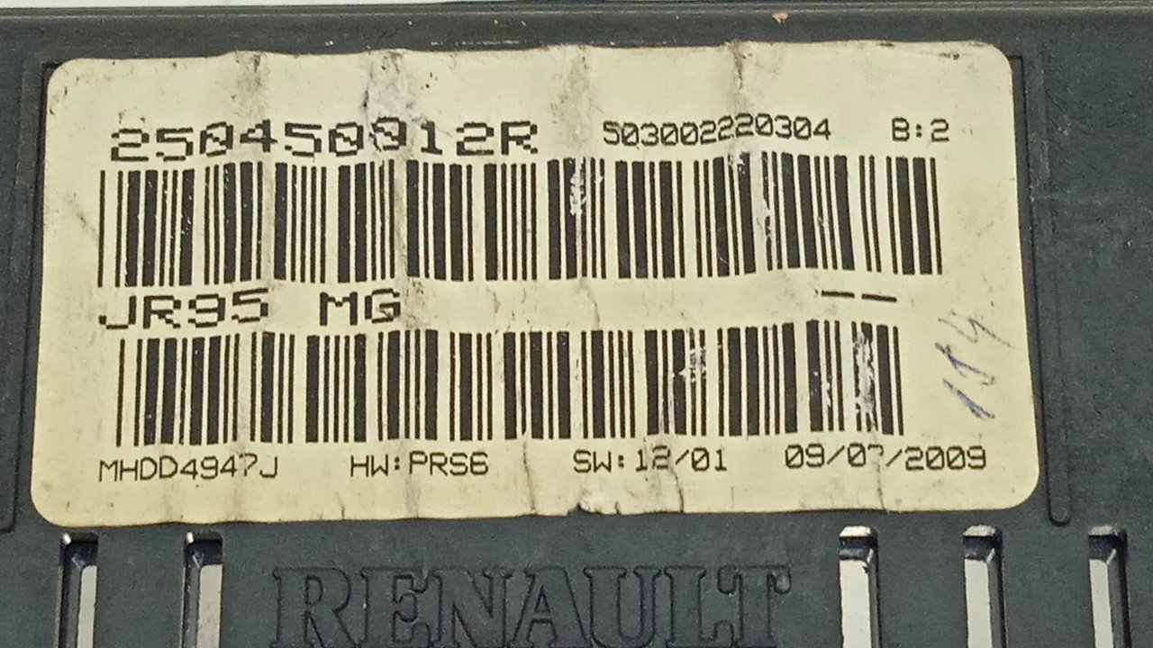 DISPLAY CENTRAL RENAULT MEGANE GR SCENIC JZ0B