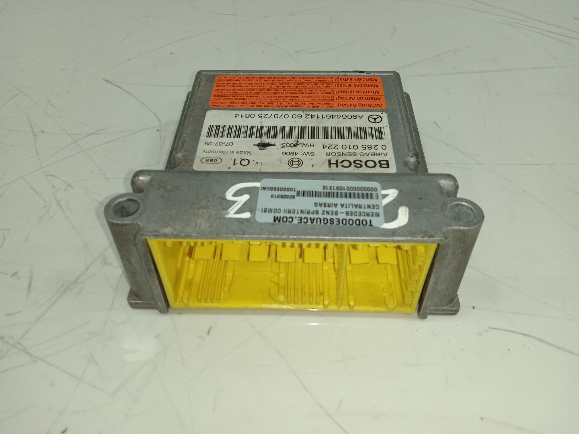CENTRALITA AIRBAG MERCEDES-BENZ SPRINTERII COMBI (DESDE 01.06) 311 / 313 / 314 / 316 CDI (906.731/733/735)