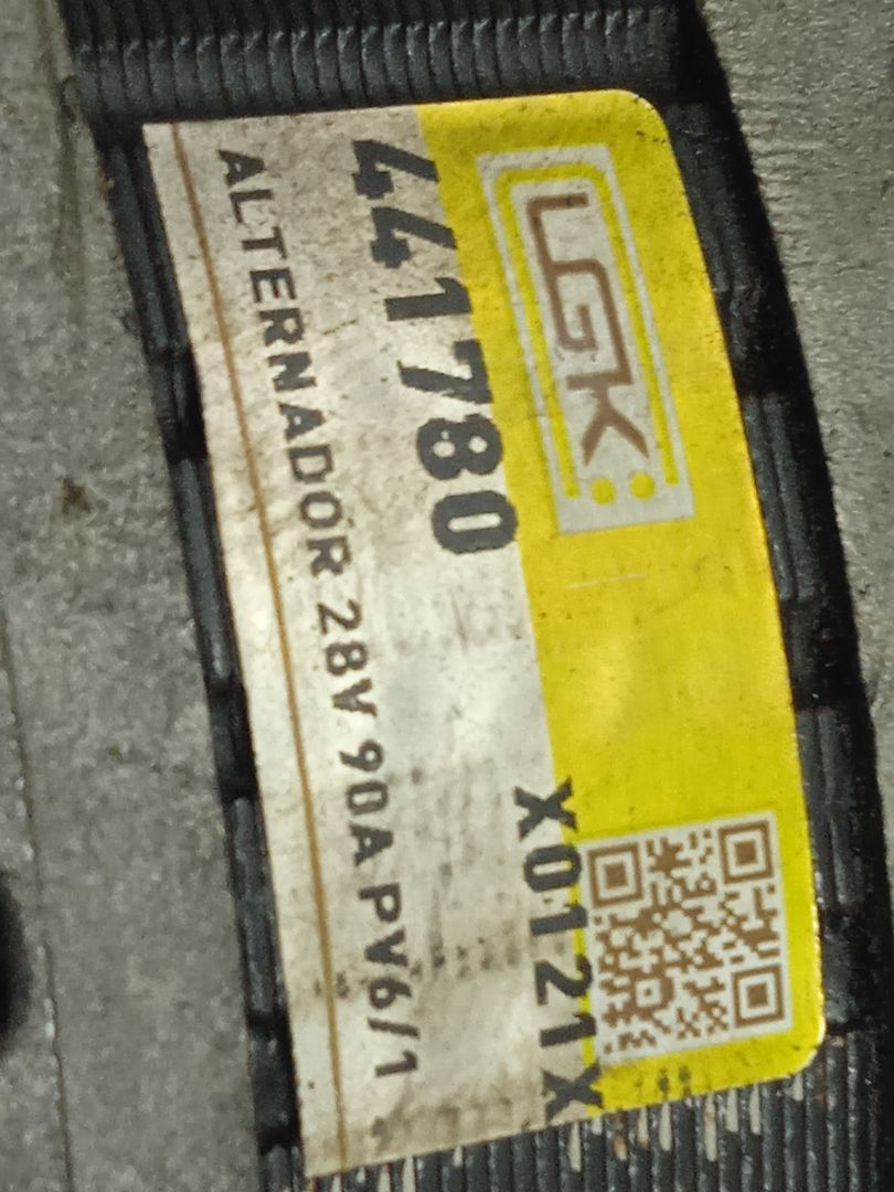 ALTERNADOR IVECO STRALIS (AD/AT) FG AD T/P                    4x2 Tráfico urbano