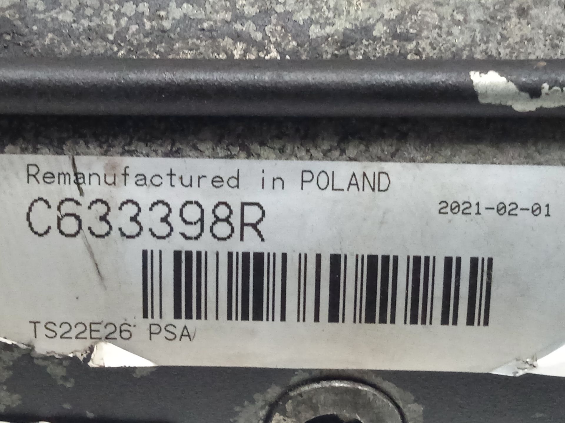 MOTOR ARRANQUE PEUGEOT PARTNER KASTEN Confort L1
