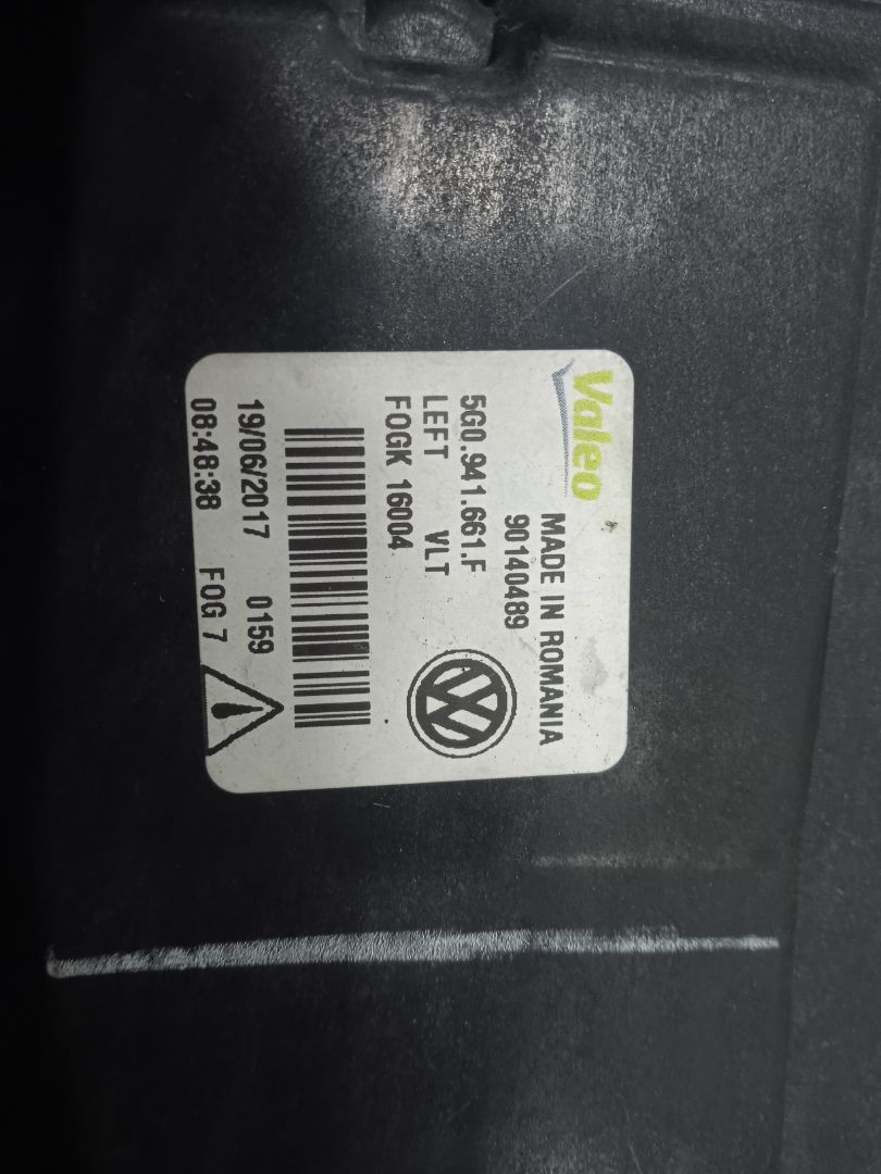 FARO ANTINIEBLA DERECHO VOLKSWAGEN GOLF VII LIM. GTI BlueMotion