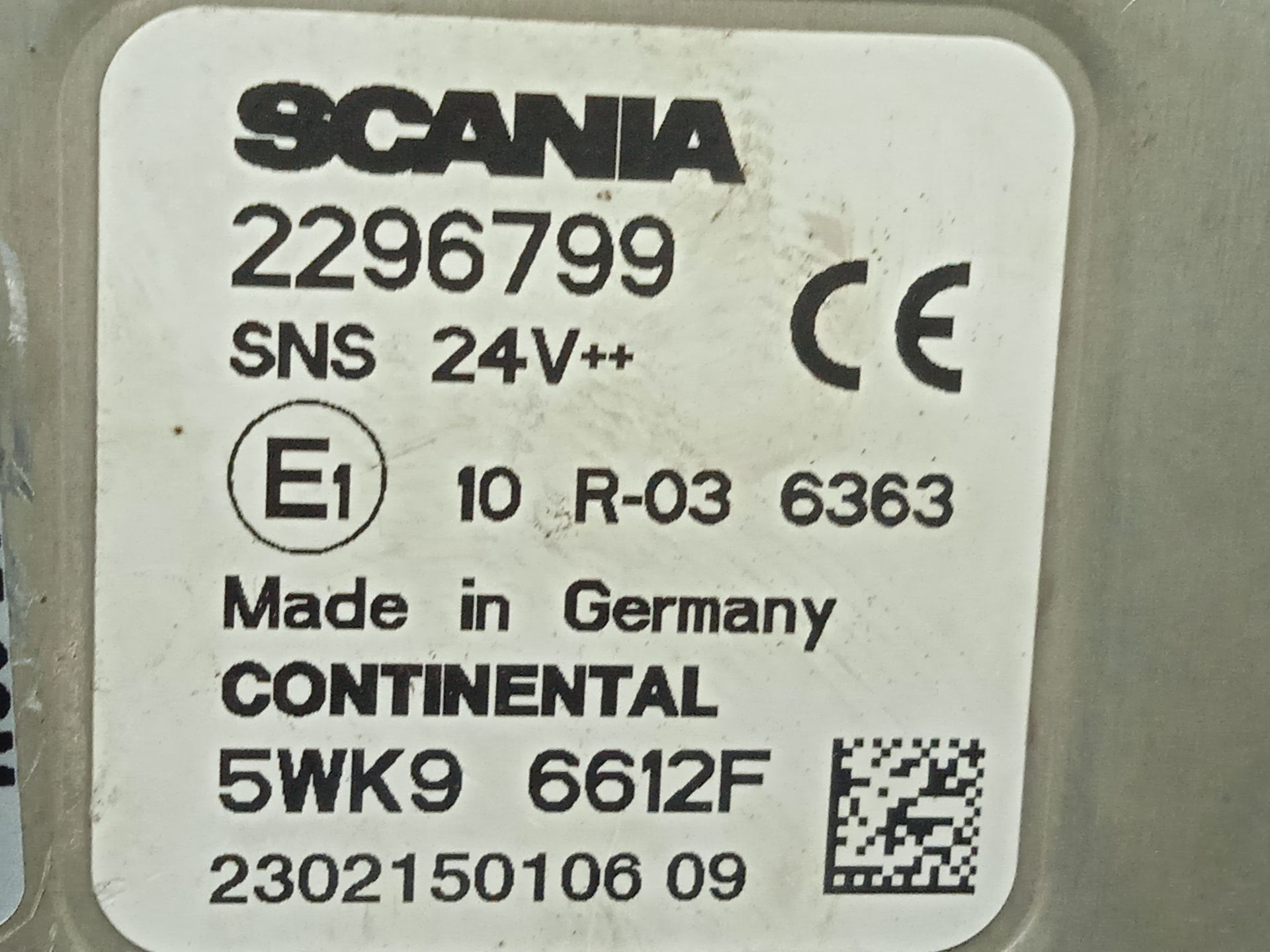 SONDA NOX SCANIA SERIE P/G/R (L-CLASE) *