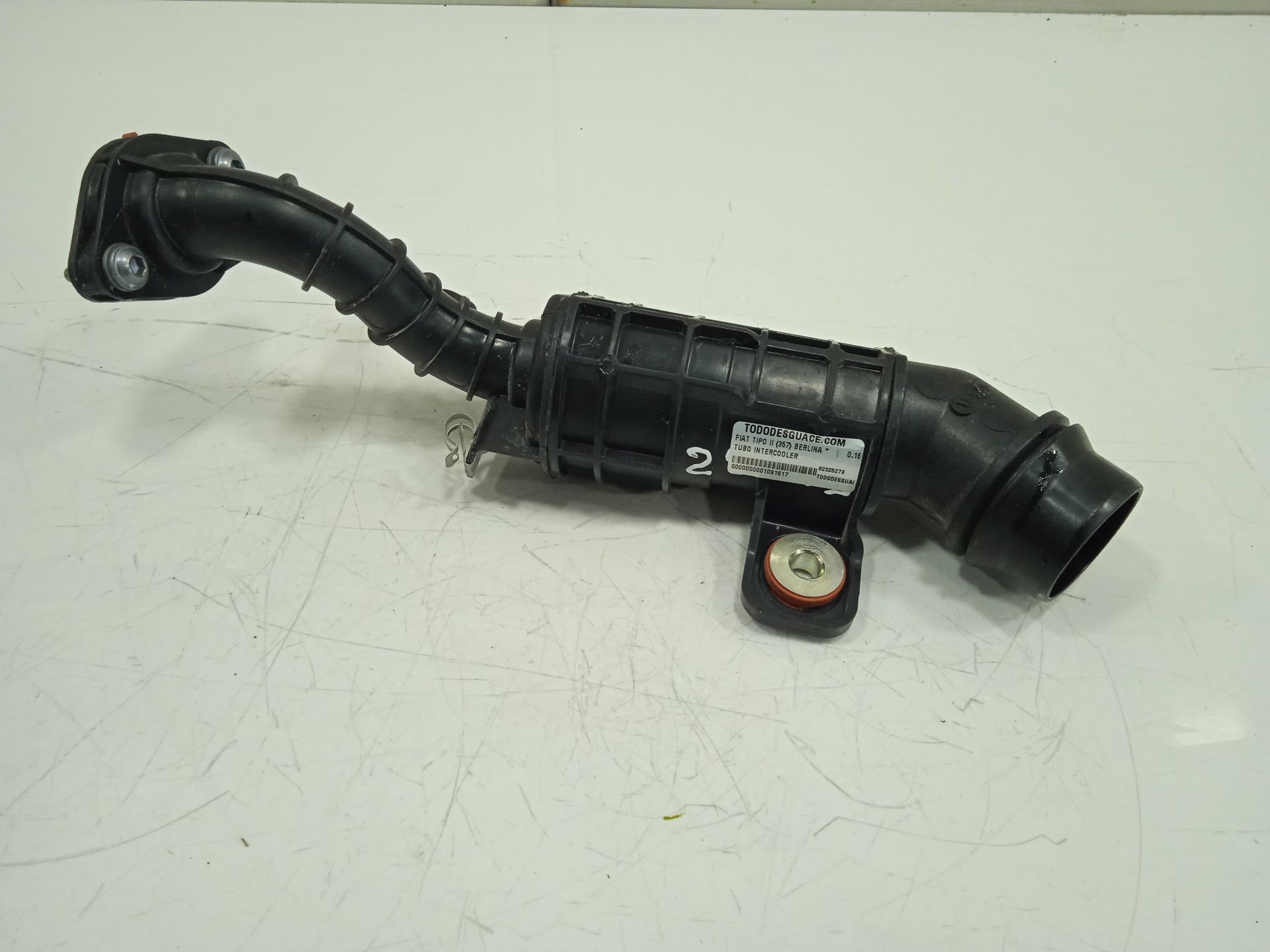 TUBO INTERCOOLER FIAT TIPO II (357) BERLINA CITY SPORT