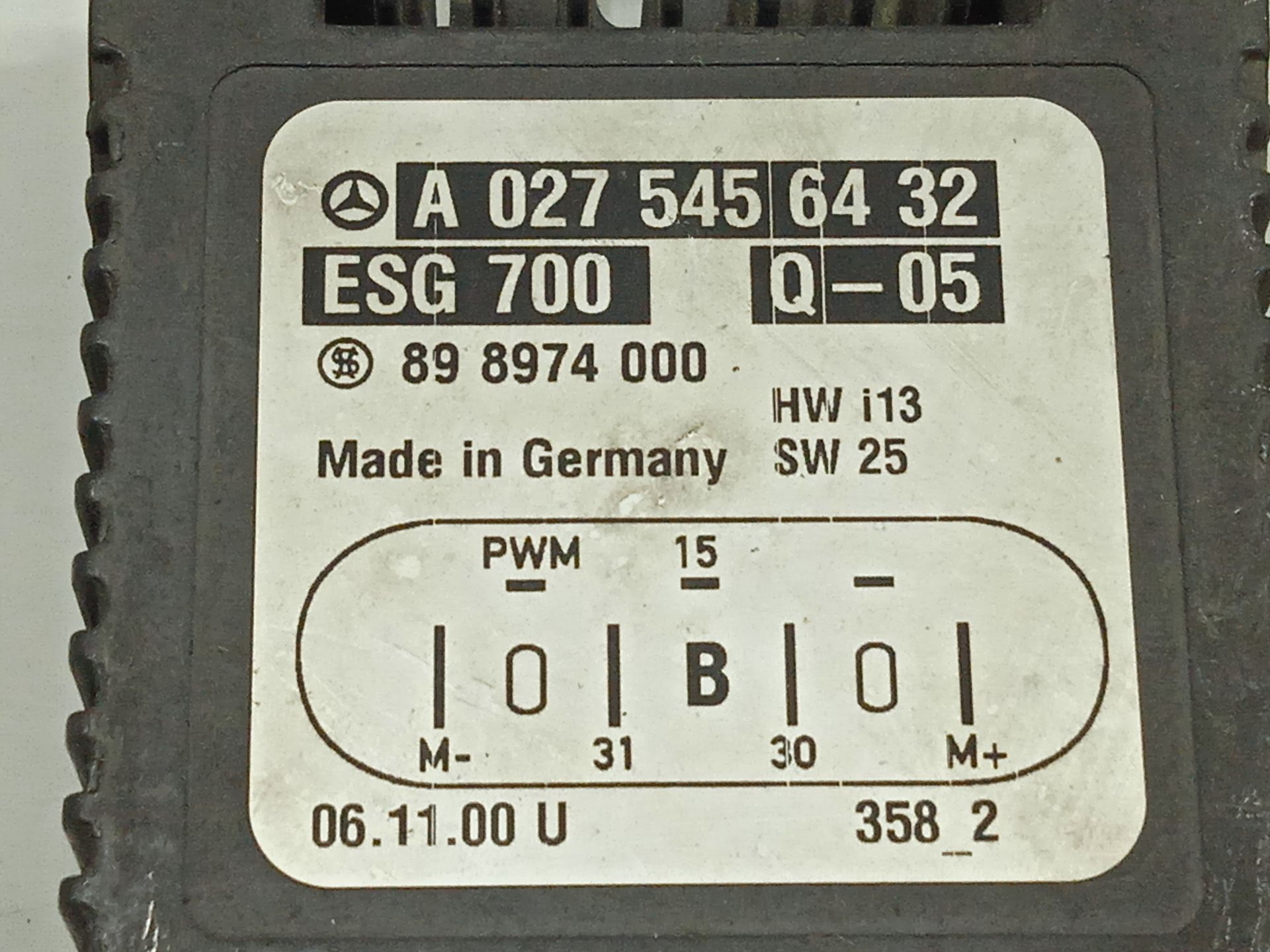 MODULO ELECTRONICO MERCEDES-BENZ CLASE S (W220) BERLINA 320 (220.065)