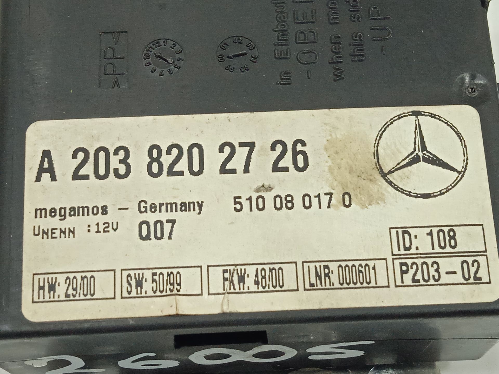MODULO ELECTRONICO MERCEDES-BENZ CLASE S (W220) BERLINA 320 (220.065)