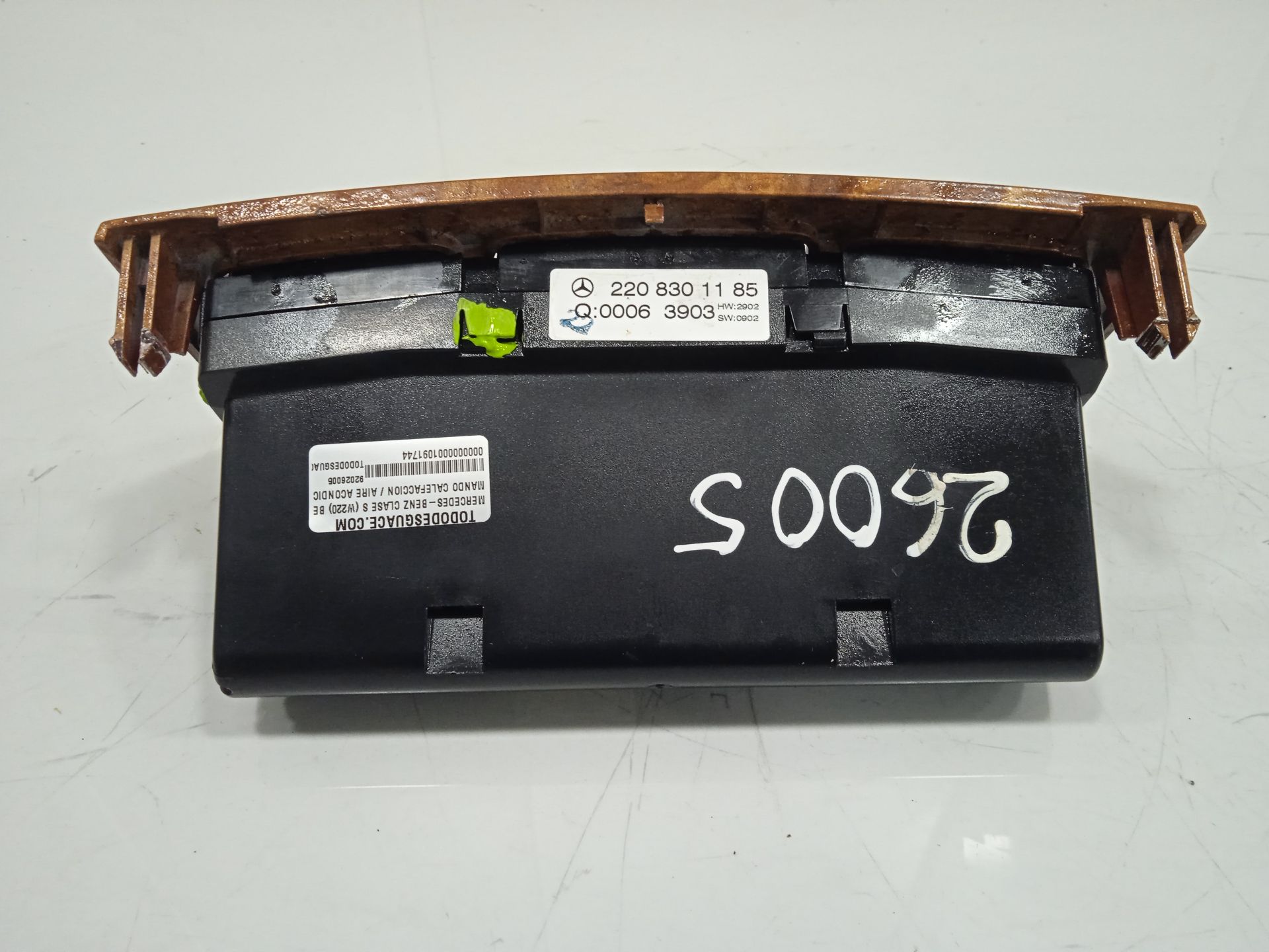 MANDO CALEFACCION / AIRE ACONDICIONADO MERCEDES-BENZ CLASE S (W220) BERLINA 320 (220.065)