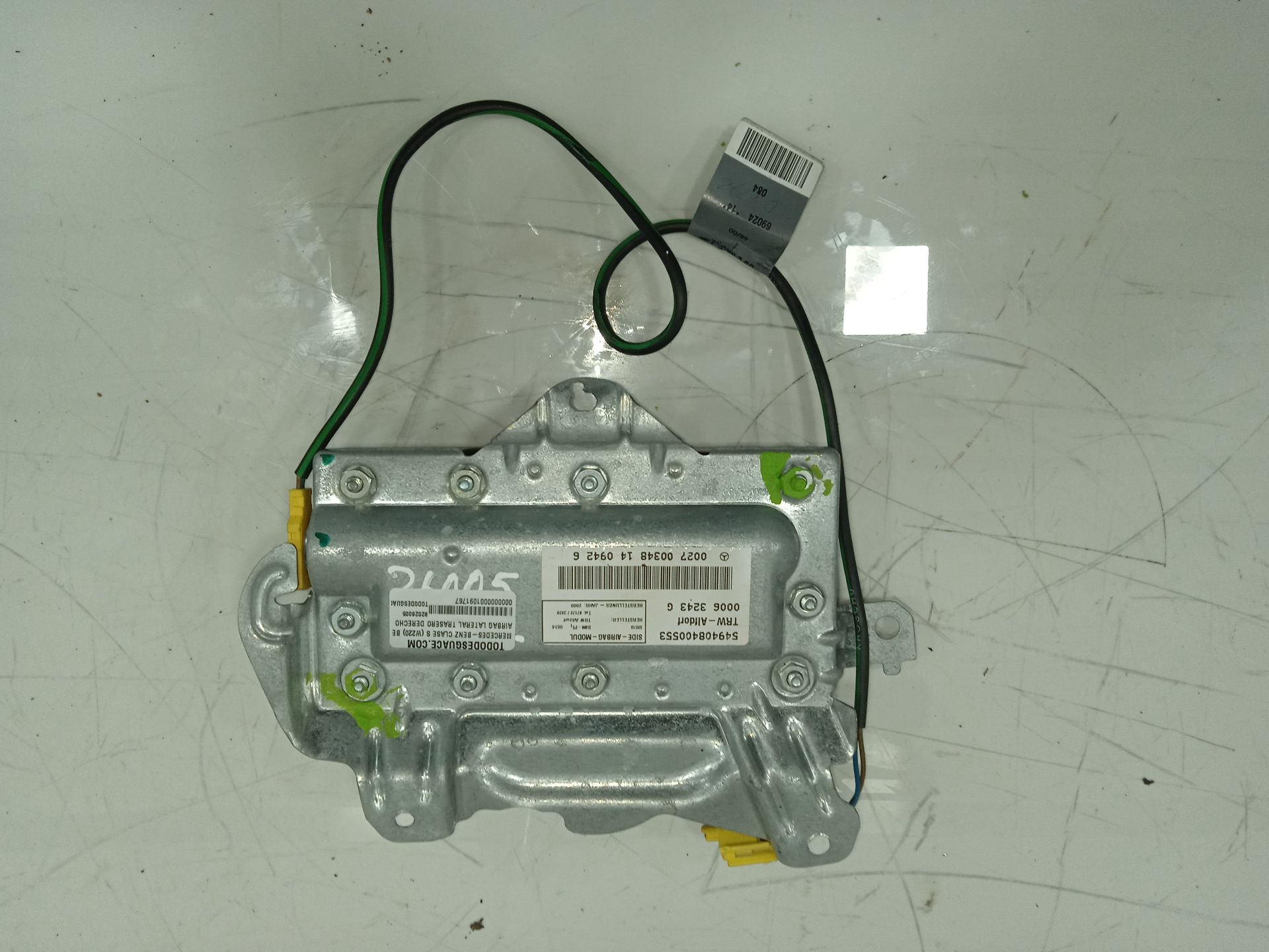 AIRBAG LATERAL TRASERO DERECHO MERCEDES-BENZ CLASE S (W220) BERLINA 320 (220.065)