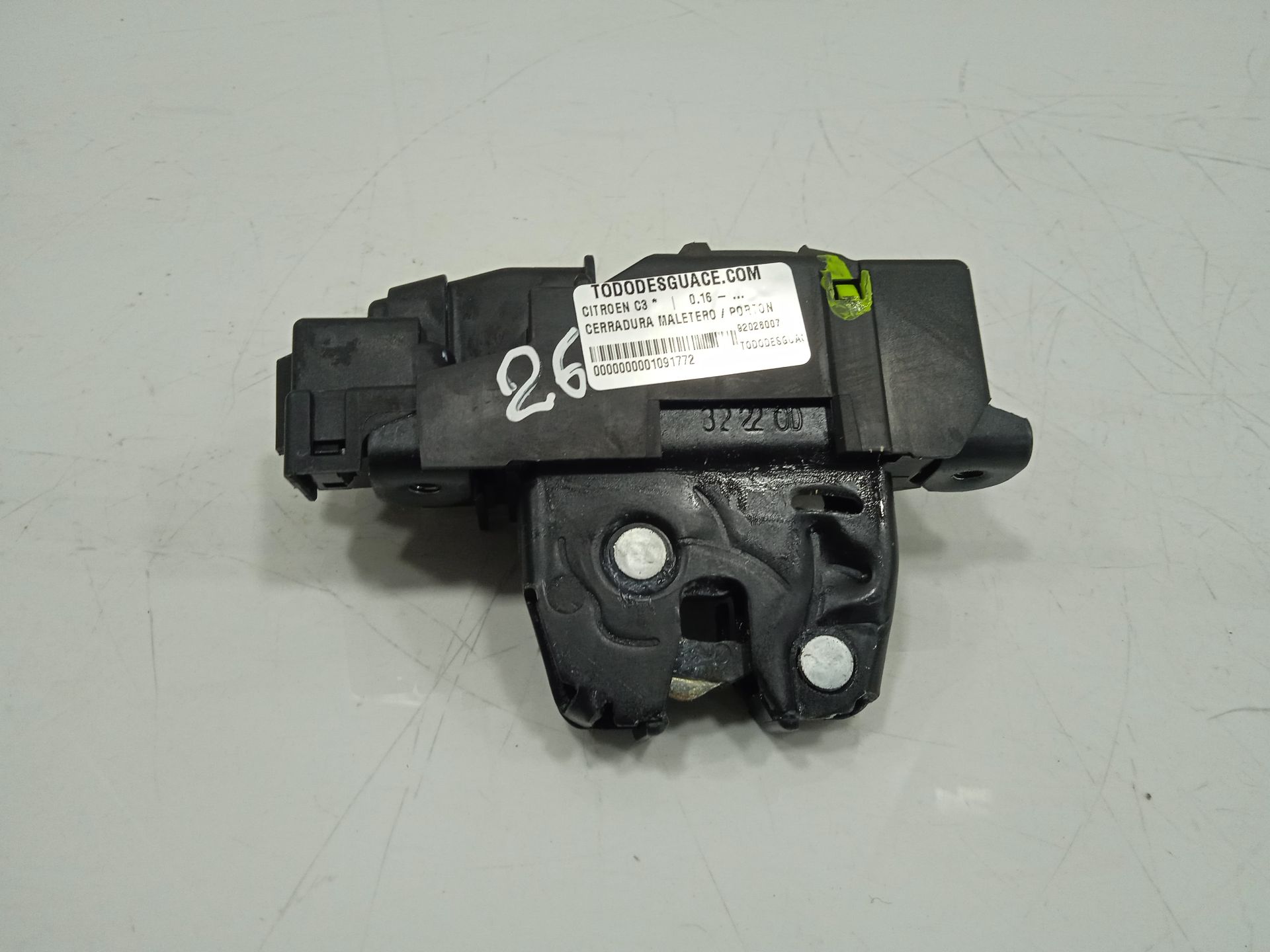 CERRADURA MALETERO / PORTON CITROEN C3 *