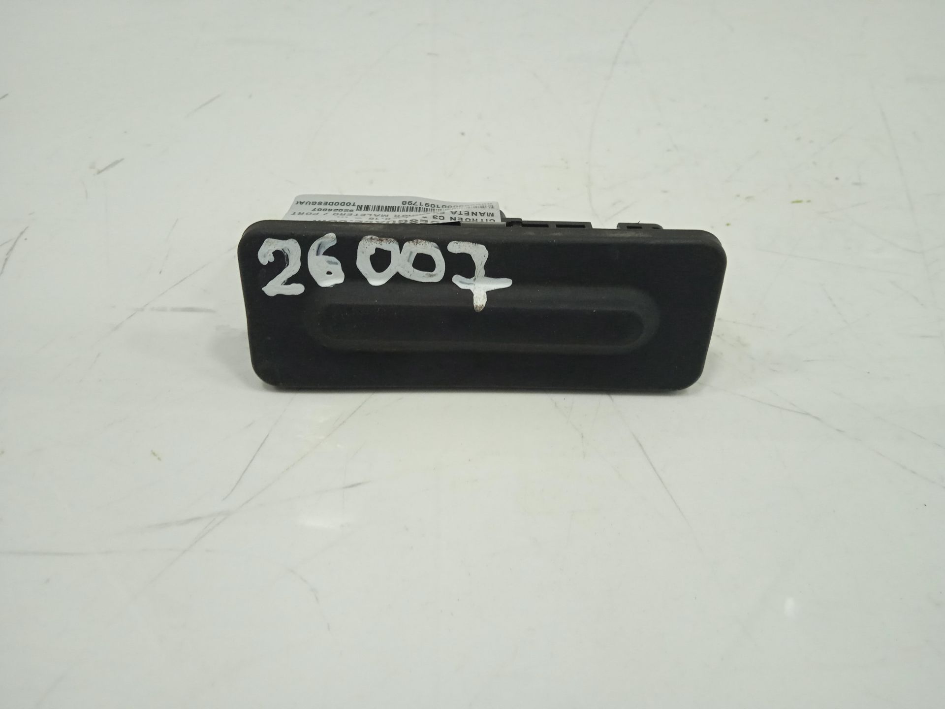 MANETA EXTERIOR MALETERO / PORTON CITROEN C3 *