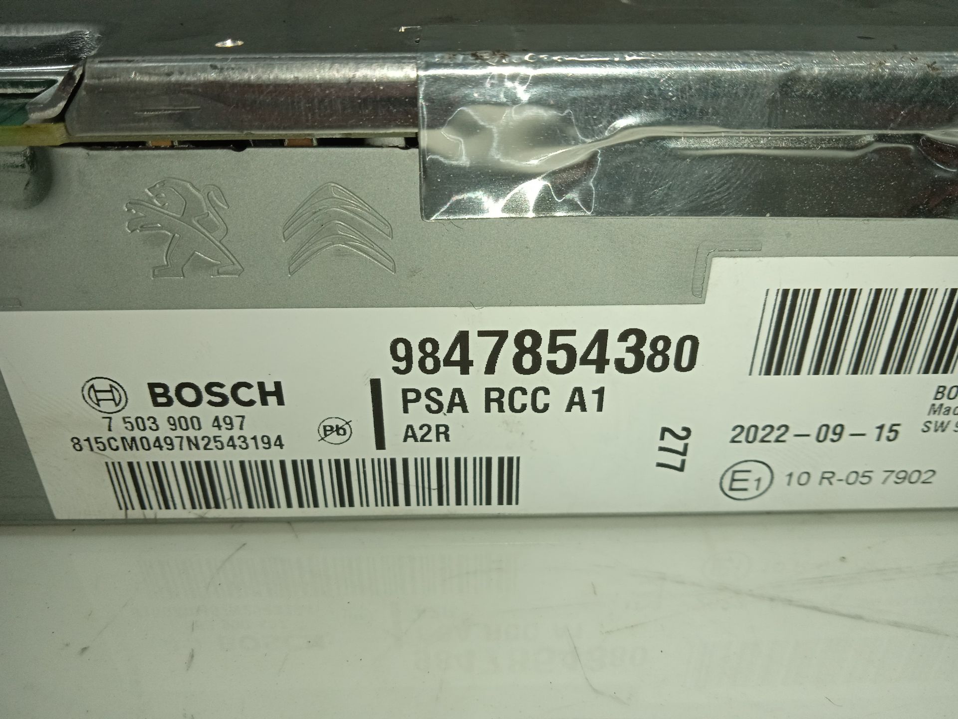 SISTEMA AUDIO / RADIO CD CITROEN C3 *