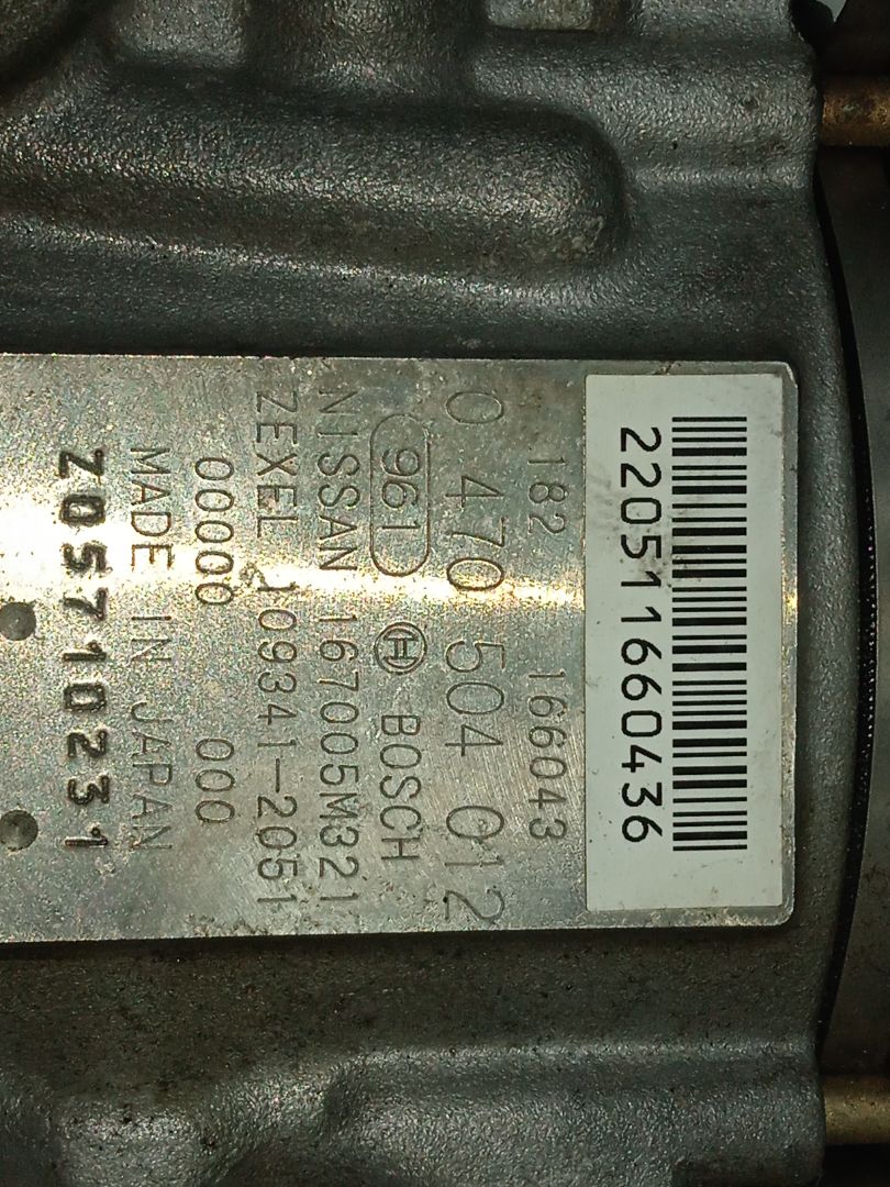 BOMBA INYECCION NISSAN X-TRAIL (T30) *   |   0.01 - 0.07