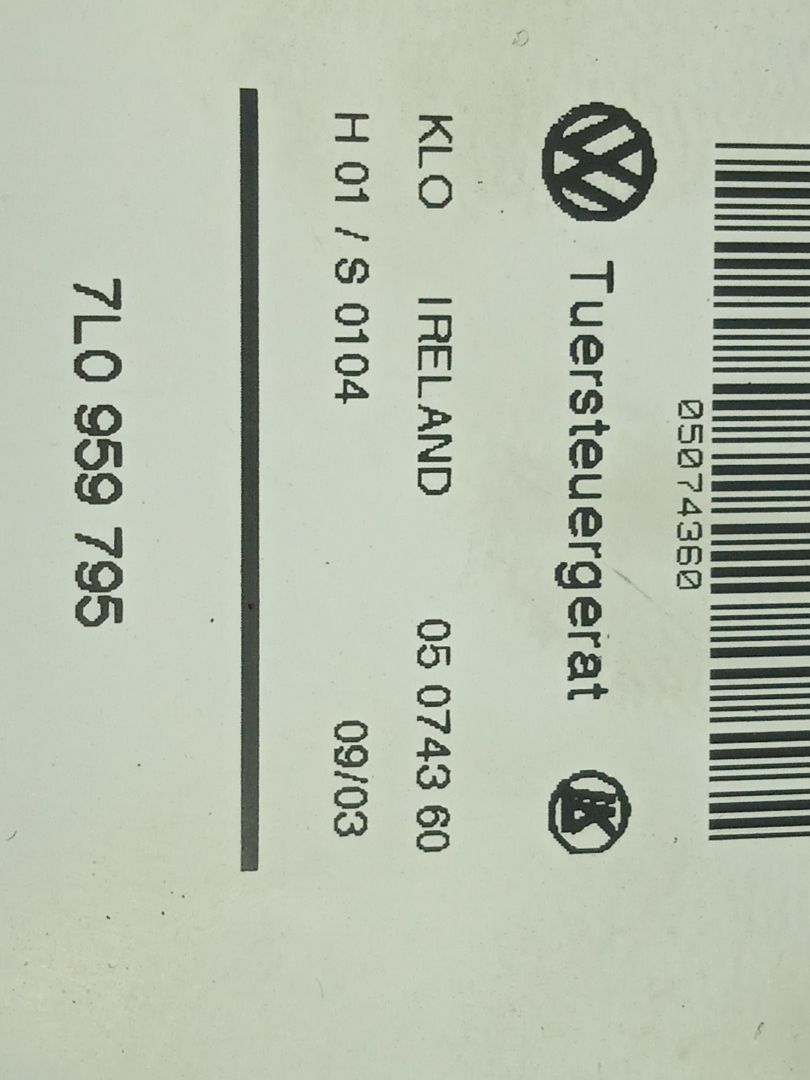MOTOR ELEVALUNAS TRASERO IZQUIERDO PORSCHE CAYENNE (TYP 9PA) S