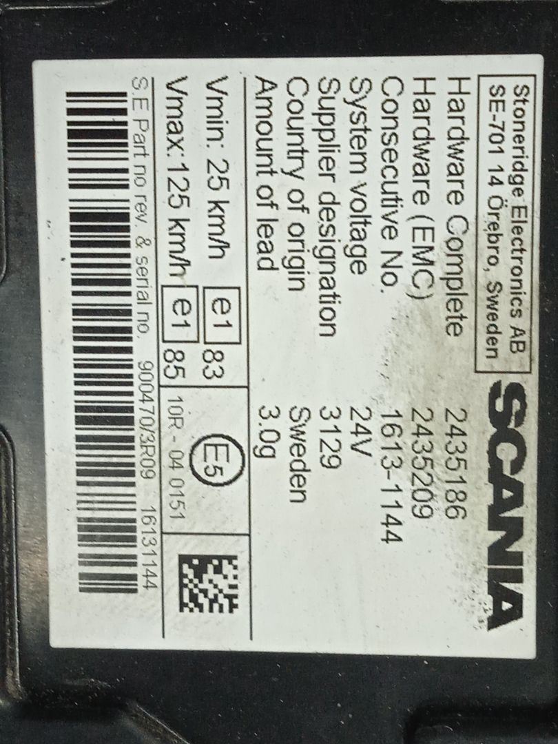 CUADRO INSTRUMENTOS SCANIA SERIE P/G/R (L-CLASE) FSa G450 (4x2) Corto CG 14