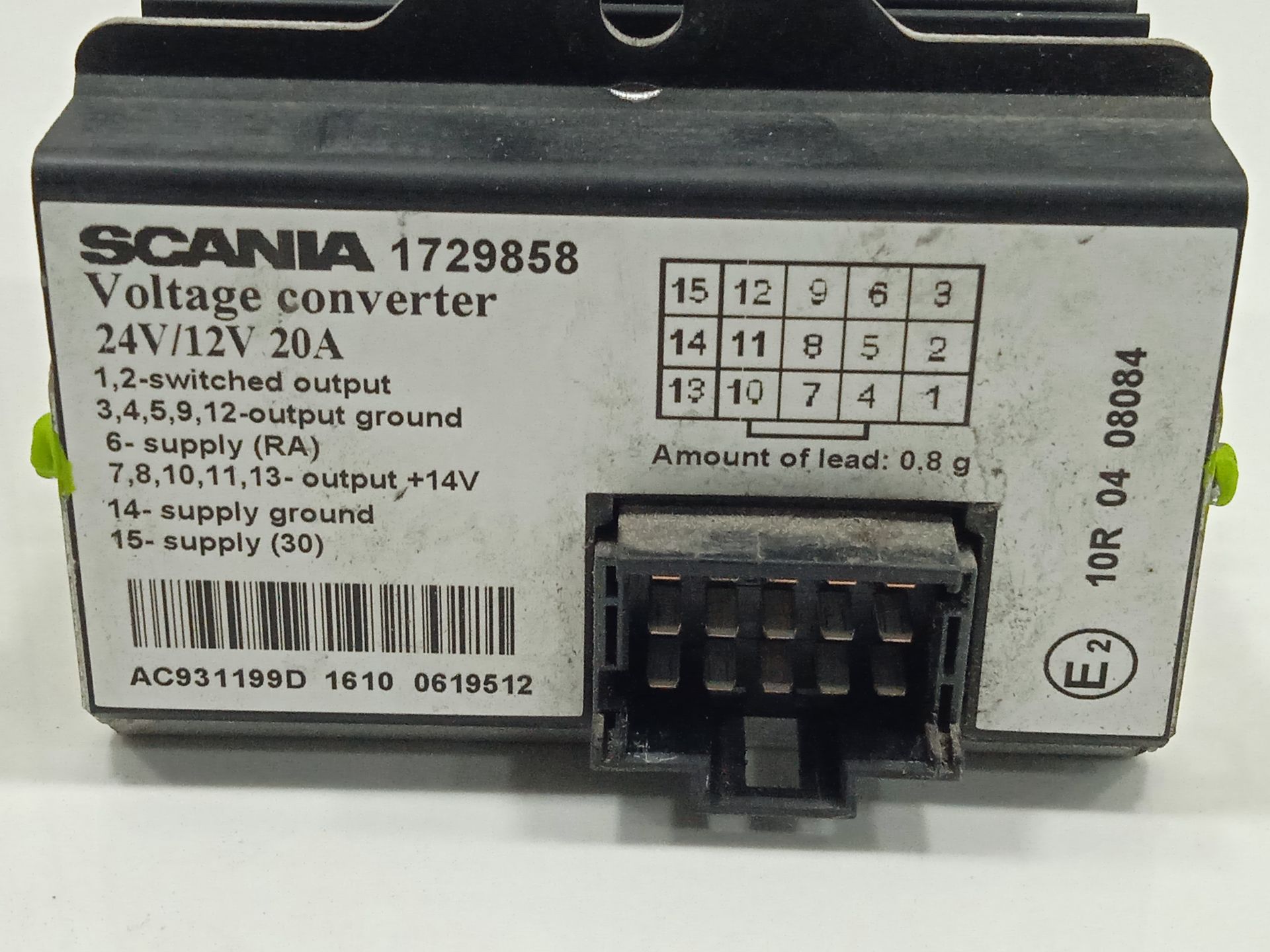 CONVERTIDOR SCANIA SERIE P/G/R (L-CLASE) FSa G450 (4x2) Corto CG 14