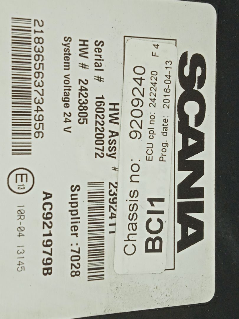 MODULO ELECTRONICO SCANIA SERIE P/G/R (L-CLASE) FSa G450 (4x2) Corto CG 14