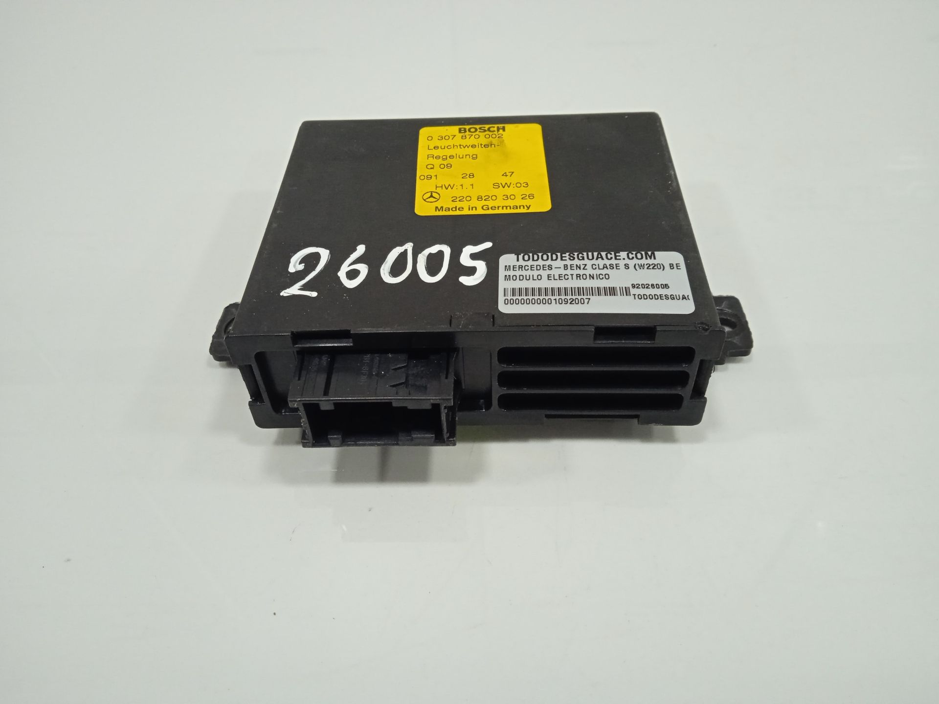 MODULO ELECTRONICO MERCEDES-BENZ CLASE S (W220) BERLINA 320 (220.065)