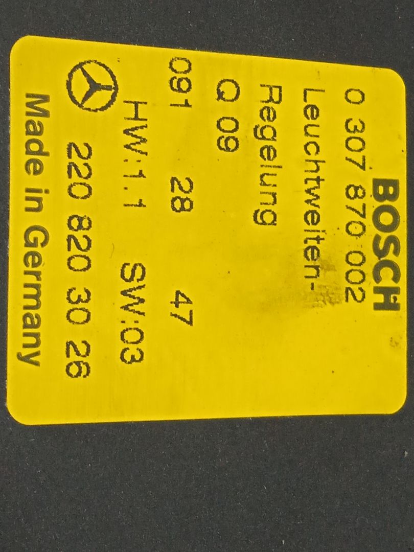 MODULO ELECTRONICO MERCEDES-BENZ CLASE S (W220) BERLINA 320 (220.065)
